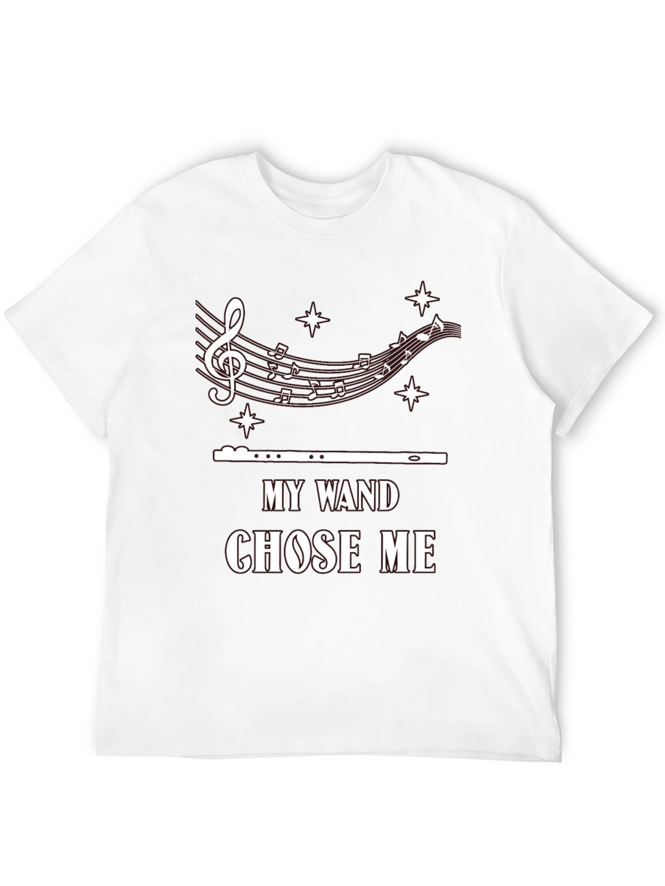 My Wand Chose Me T-Shirt: Music Lover Tee
