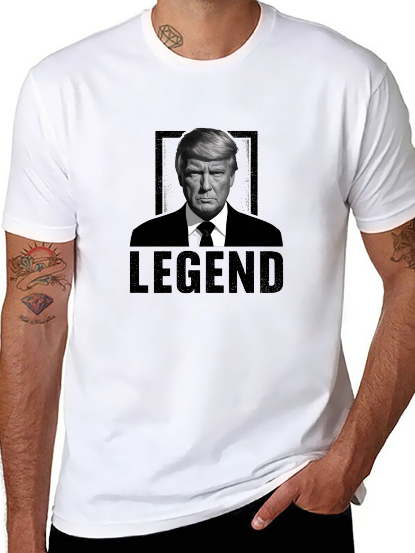 Legend Trump Graphic T-Shirt - Black