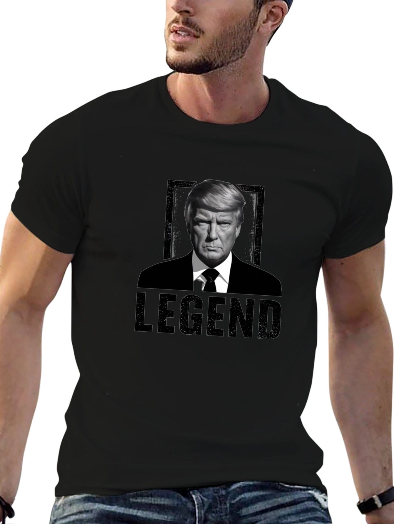 Legend Trump Graphic T-Shirt - Black