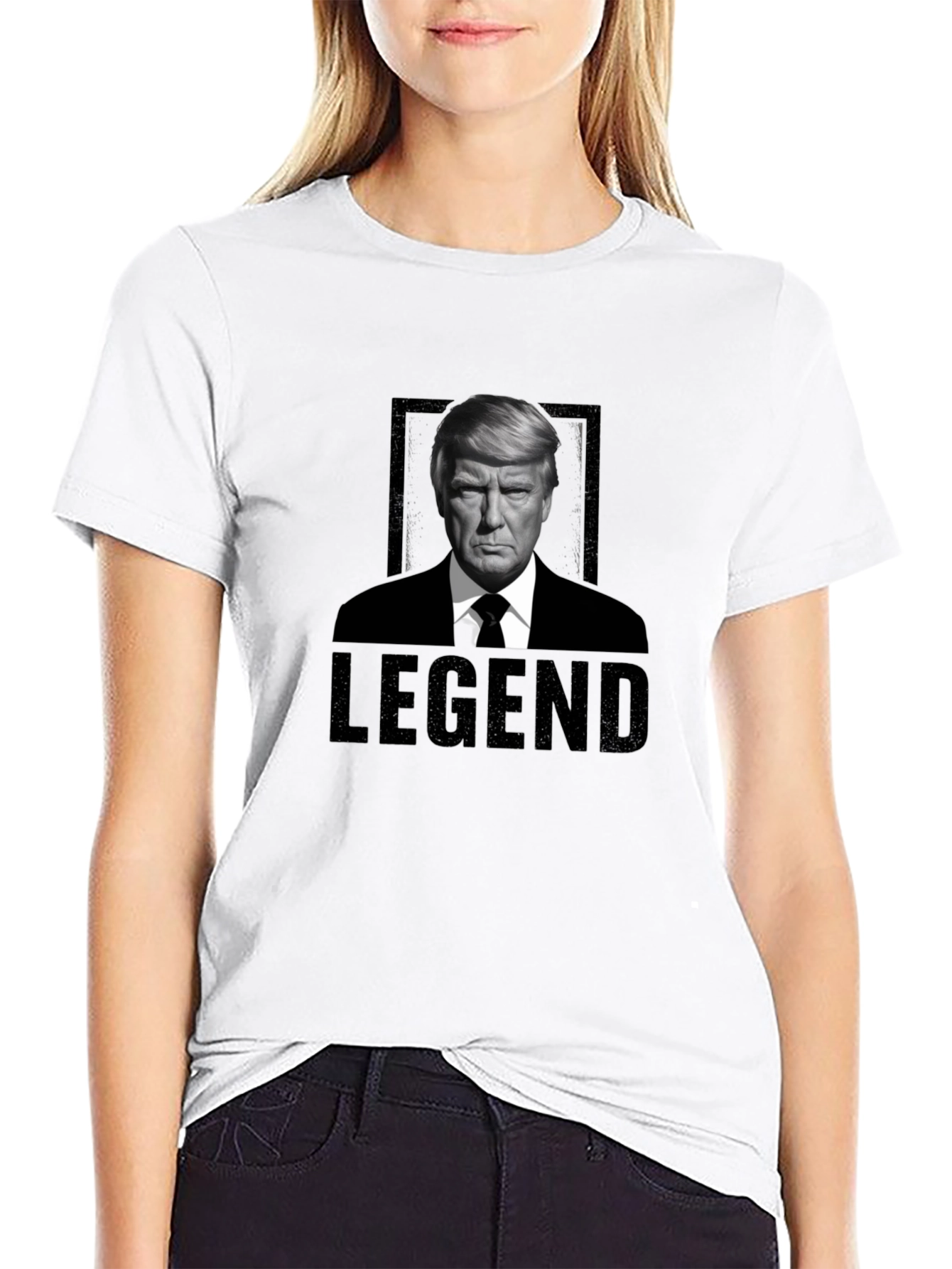 Legend Trump Graphic T-Shirt - Black