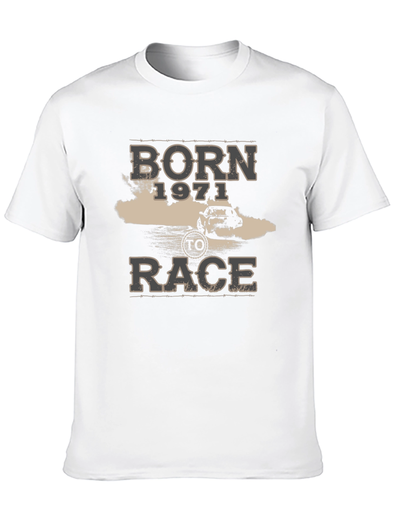 Born 1971 to Race Black T-Shirt