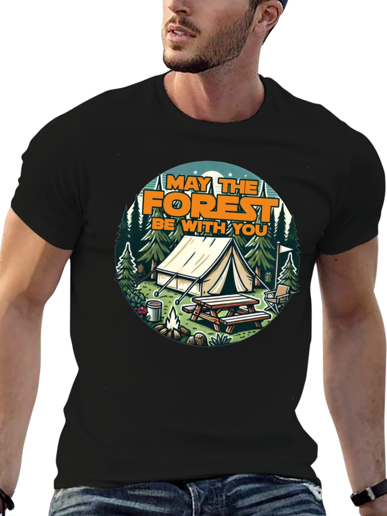 May The Forest Be With You Graphic T-Shirt