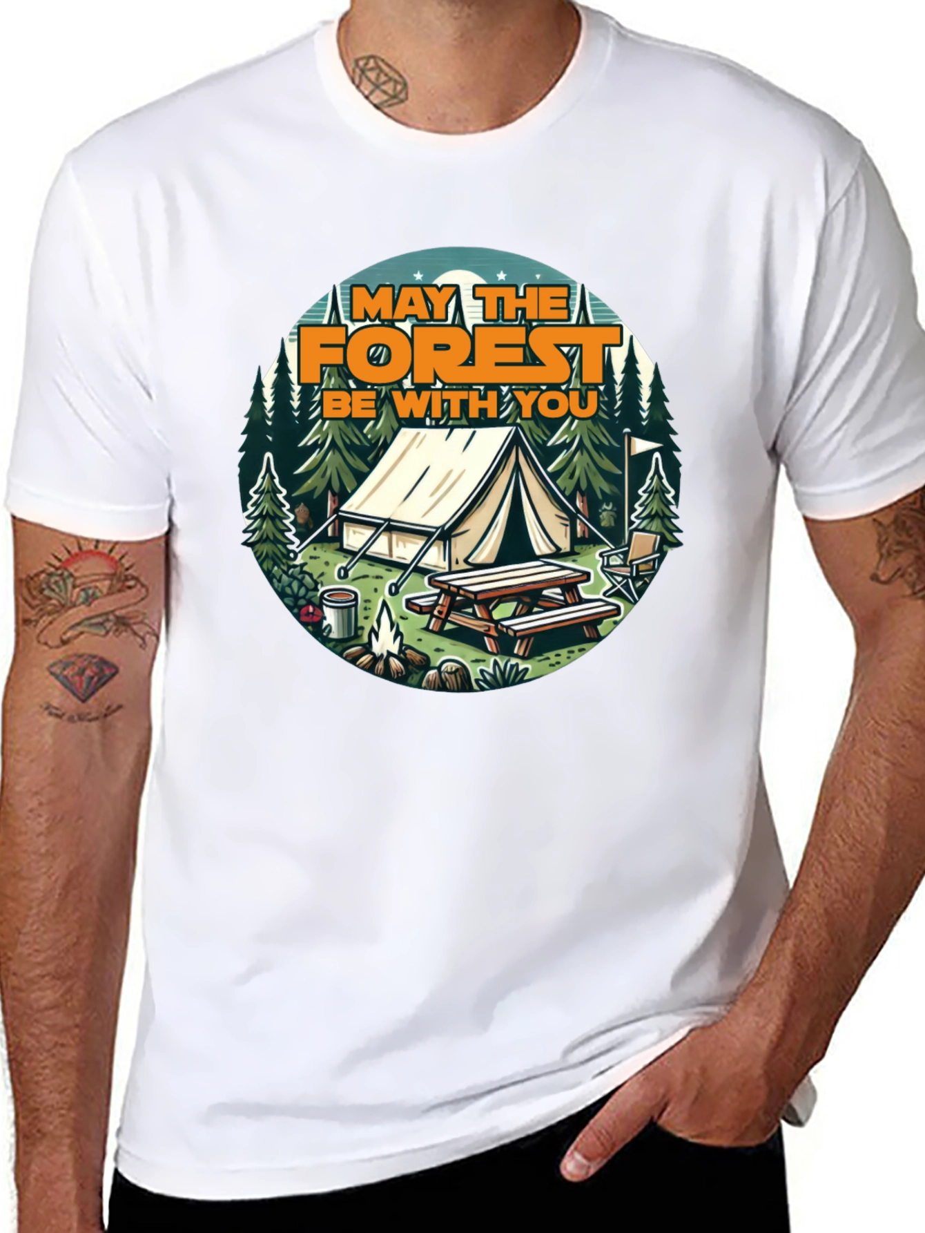May The Forest Be With You Graphic T-Shirt