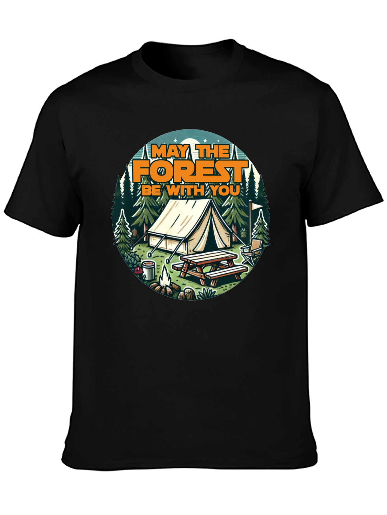 May The Forest Be With You Graphic T-Shirt