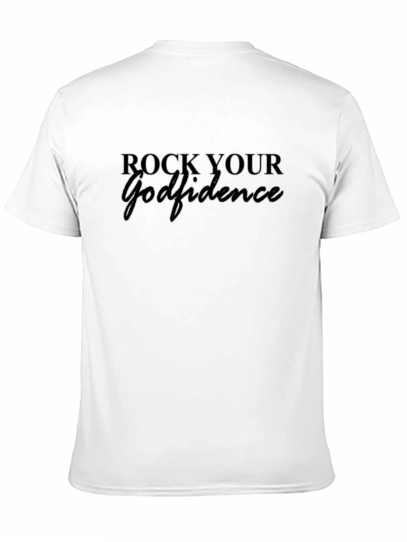 Rock Your Godfidence Black T-Shirt