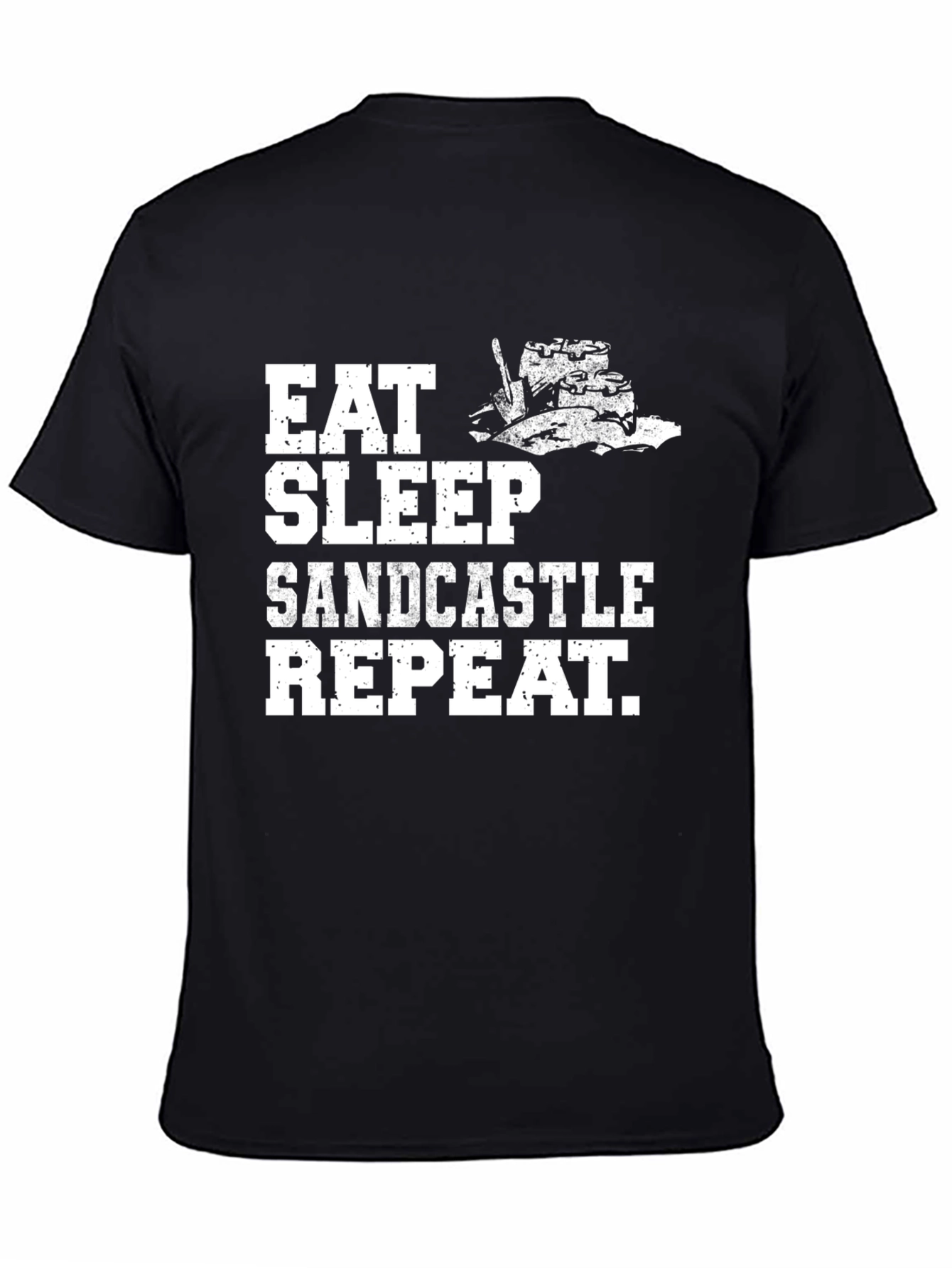Eat Sleep Sandcastle Repeat T-Shirt