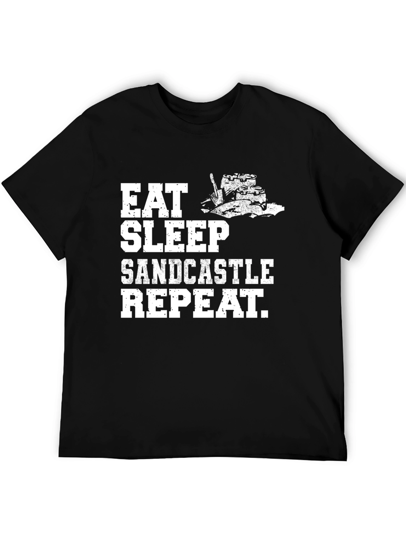 Eat Sleep Sandcastle Repeat T-Shirt