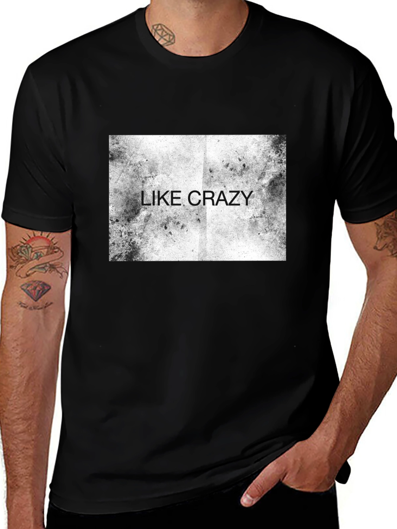 Like Crazy Graphic Tee - Cool Casual Black T-Shirt