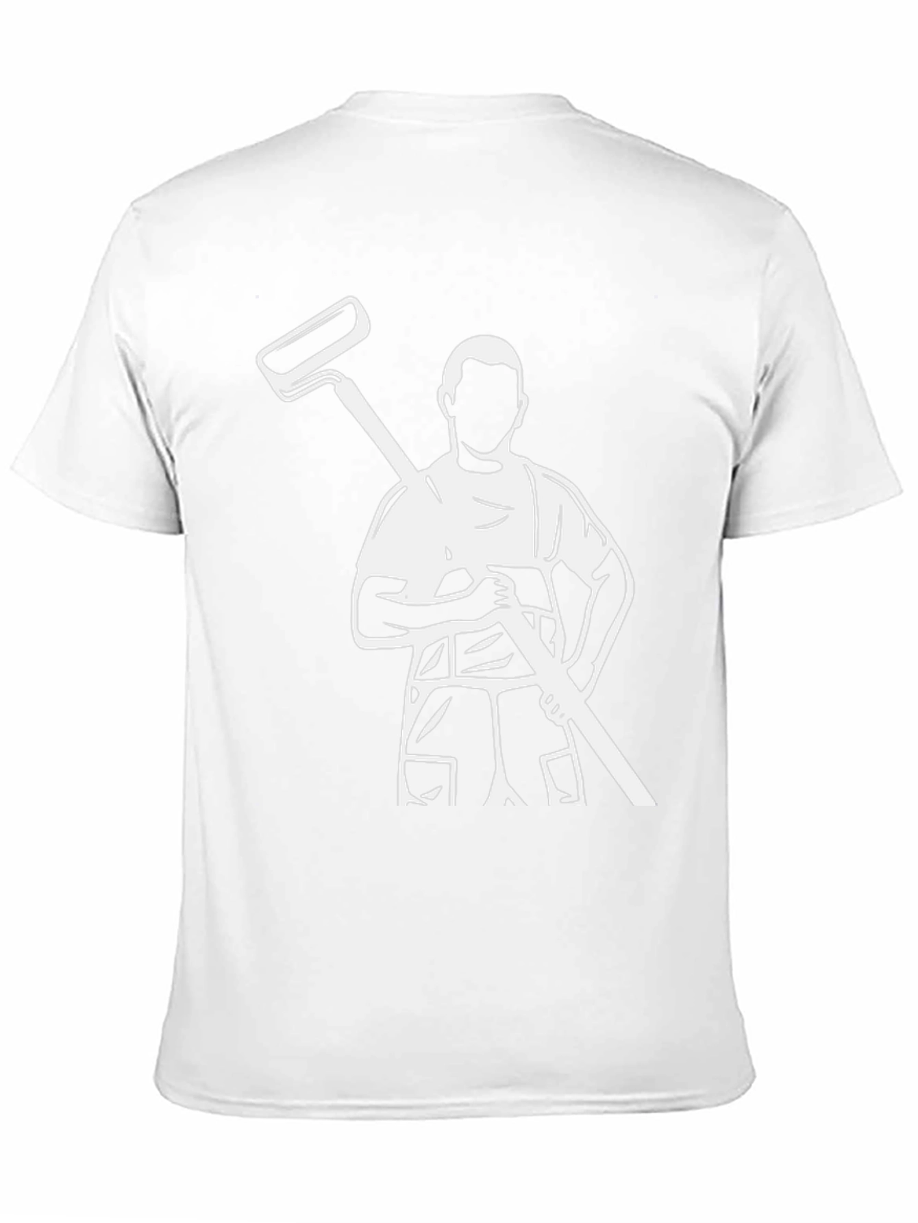 Painter Graphic Tee - Black Cotton Casual T-Shirt