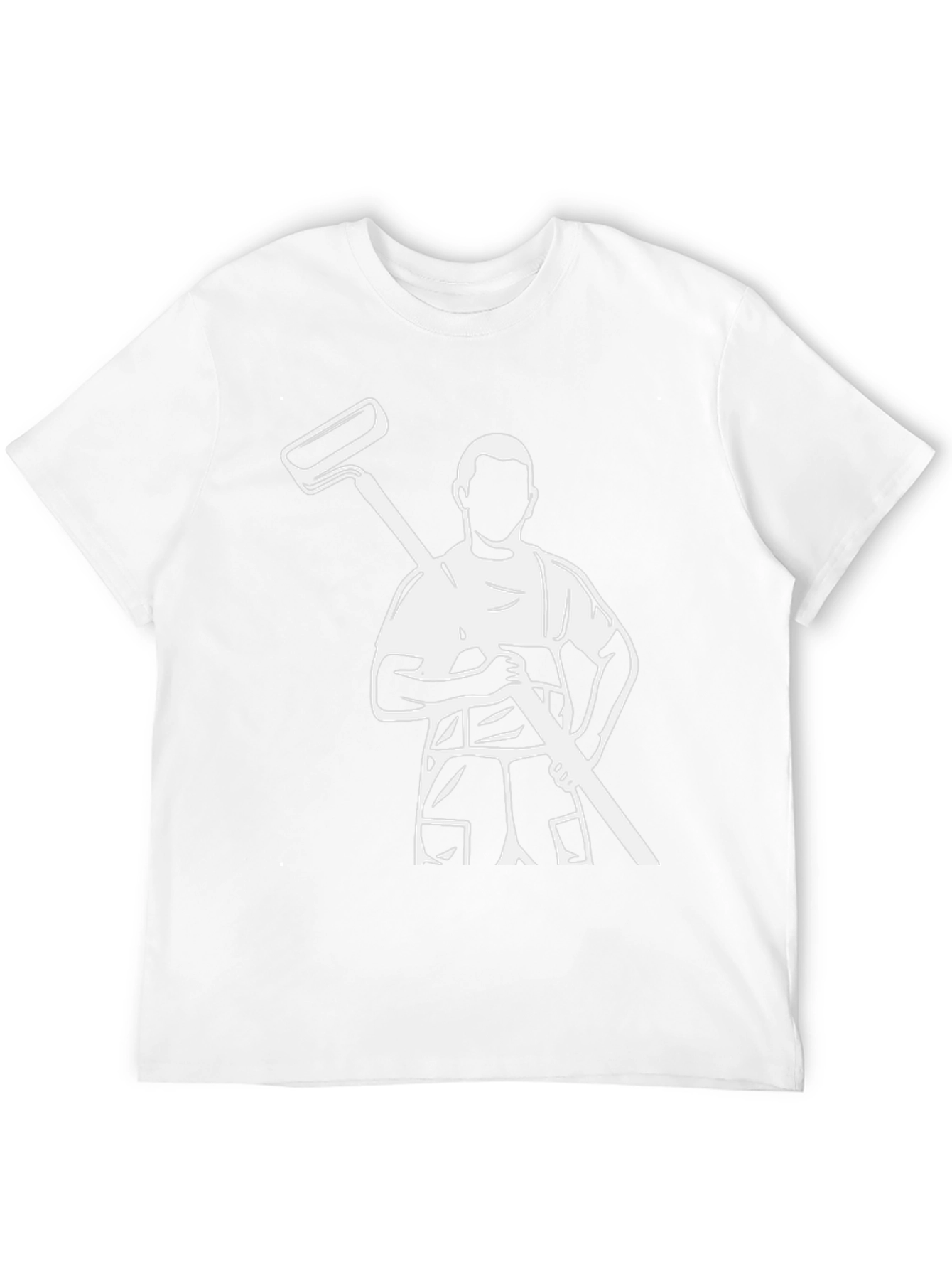 Painter Graphic Tee - Black Cotton Casual T-Shirt