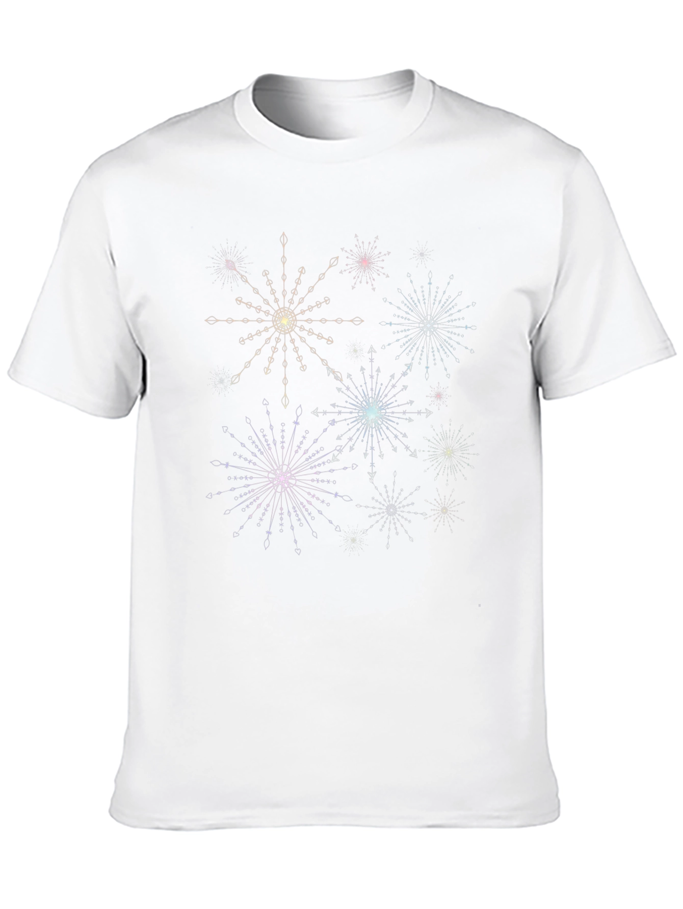 Celestial Starburst Black T-Shirt