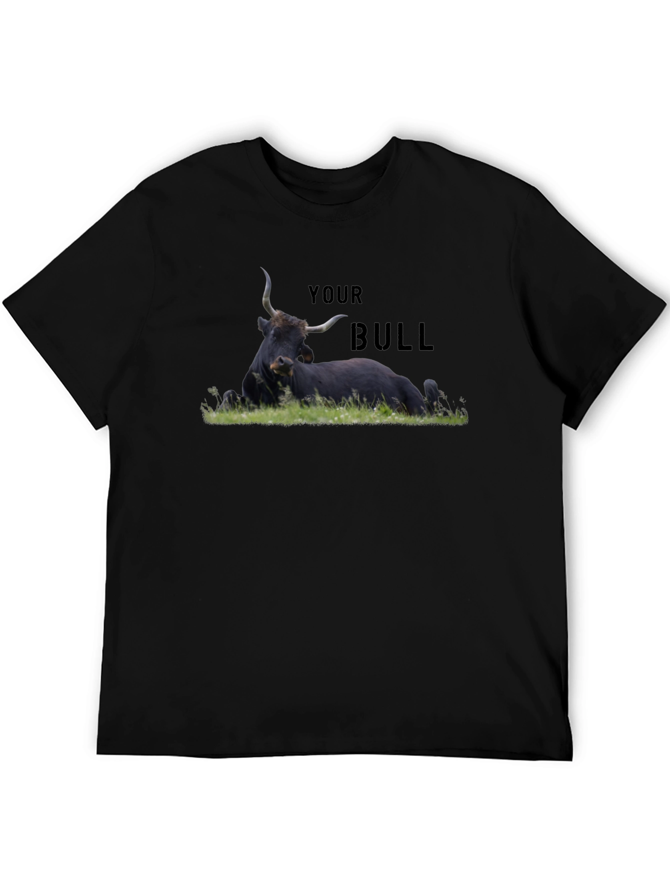 Your Bull Graphic T-Shirt - Mens Black Tee