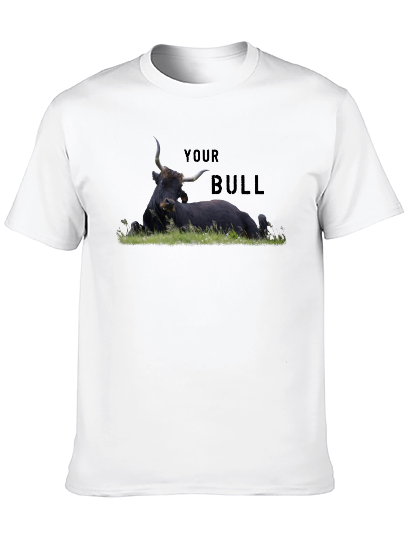 Your Bull Graphic T-Shirt - Mens Black Tee