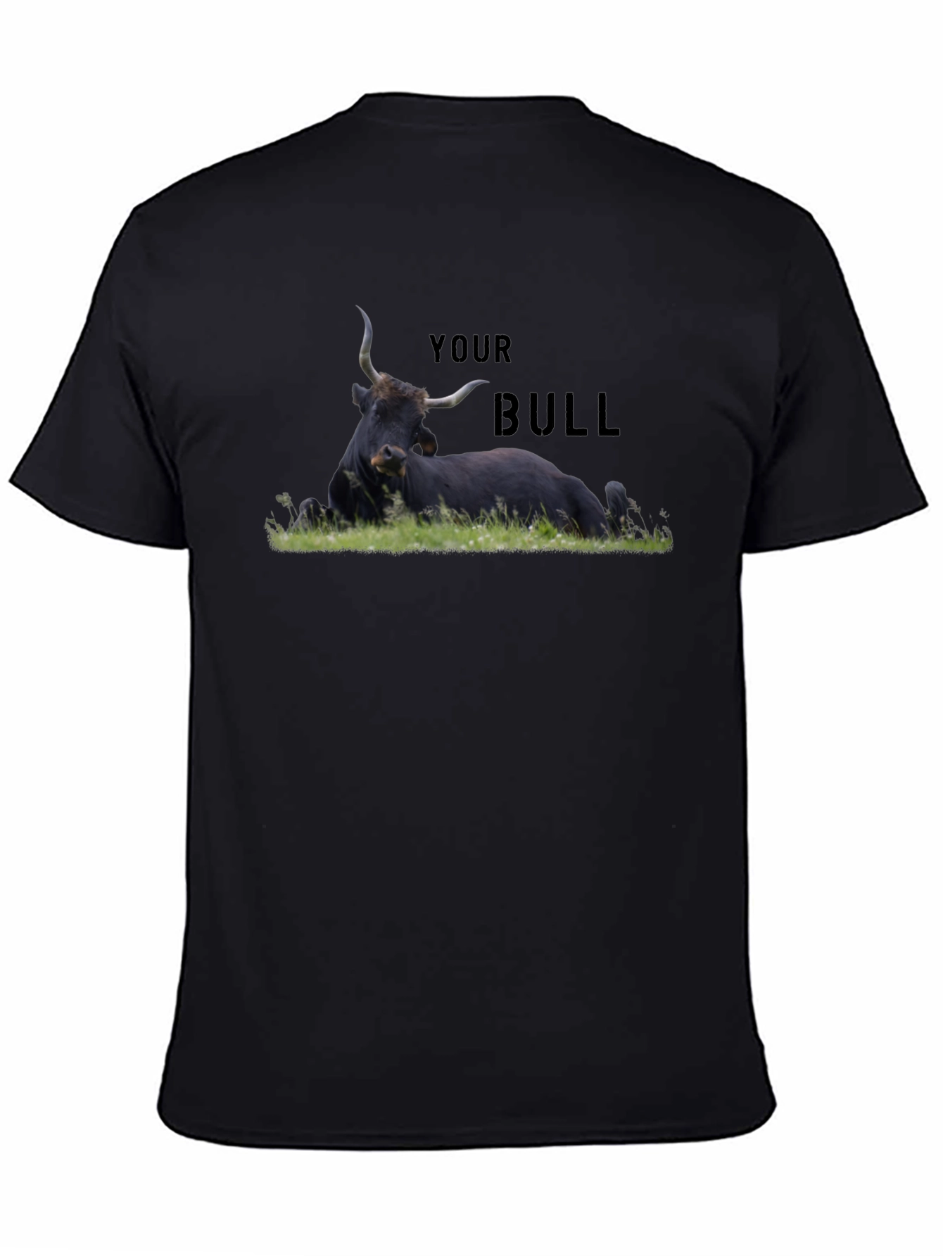 Your Bull Graphic T-Shirt - Mens Black Tee