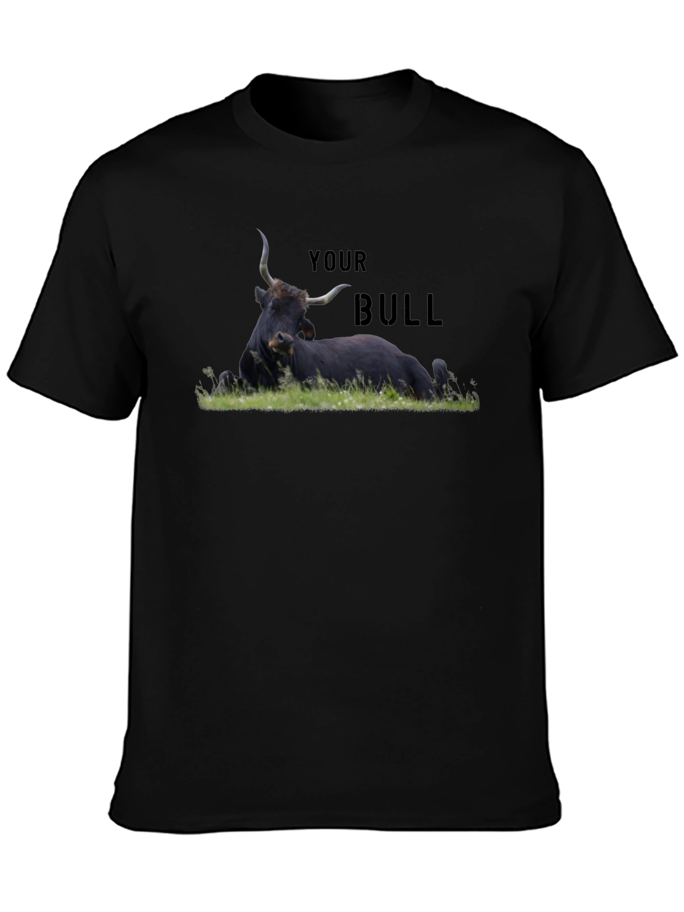 Your Bull Graphic T-Shirt - Mens Black Tee