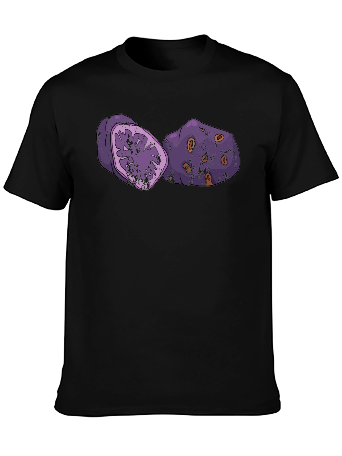 Purple Yam Graphic T-Shirt - Casual Style