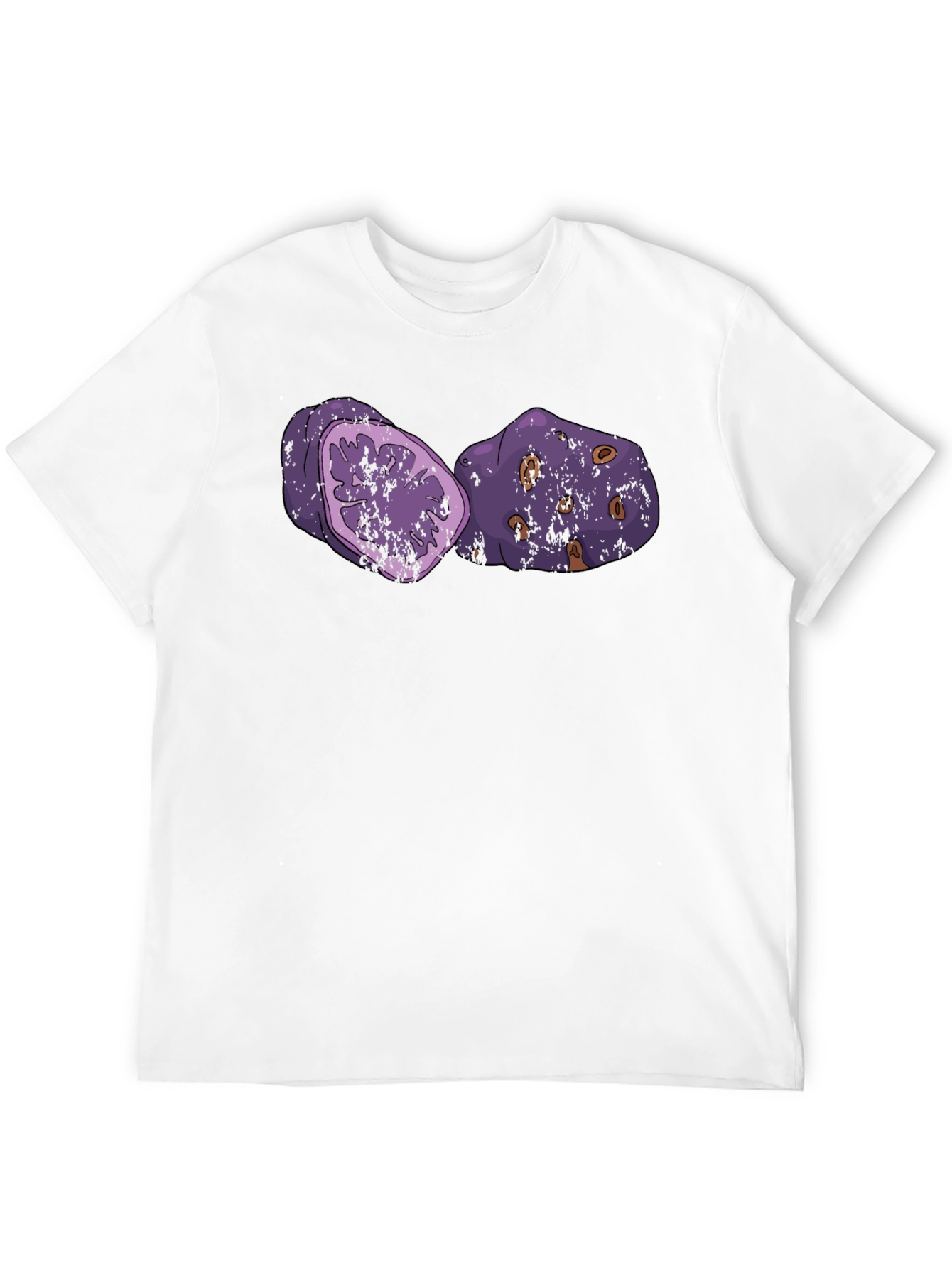 Purple Yam Graphic T-Shirt - Casual Style