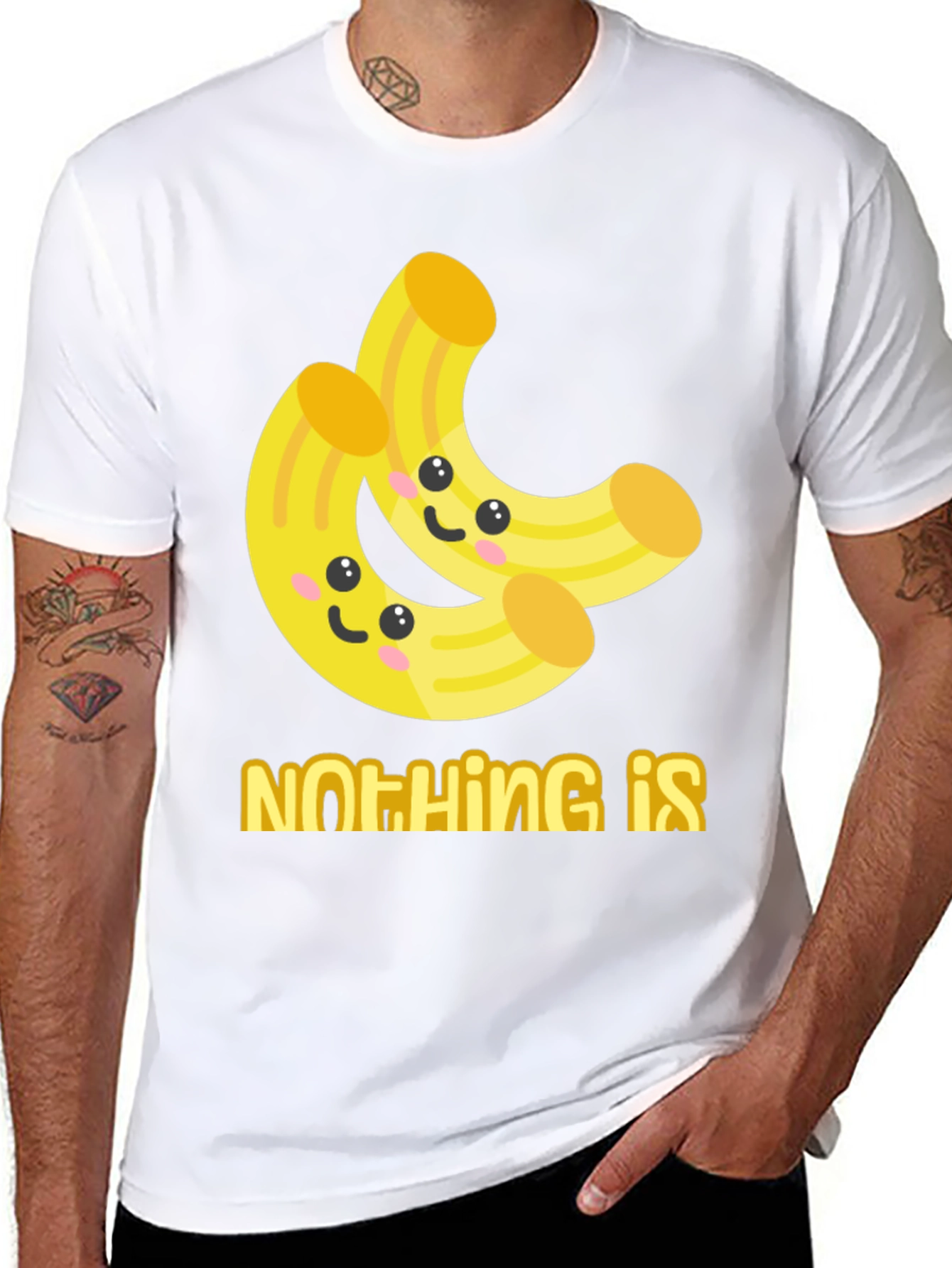 Funny Pasta T-Shirt - Nothing Is Impasta-ble