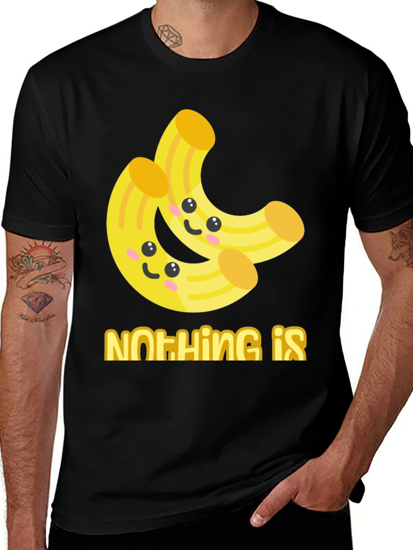 Funny Pasta T-Shirt - Nothing Is Impasta-ble