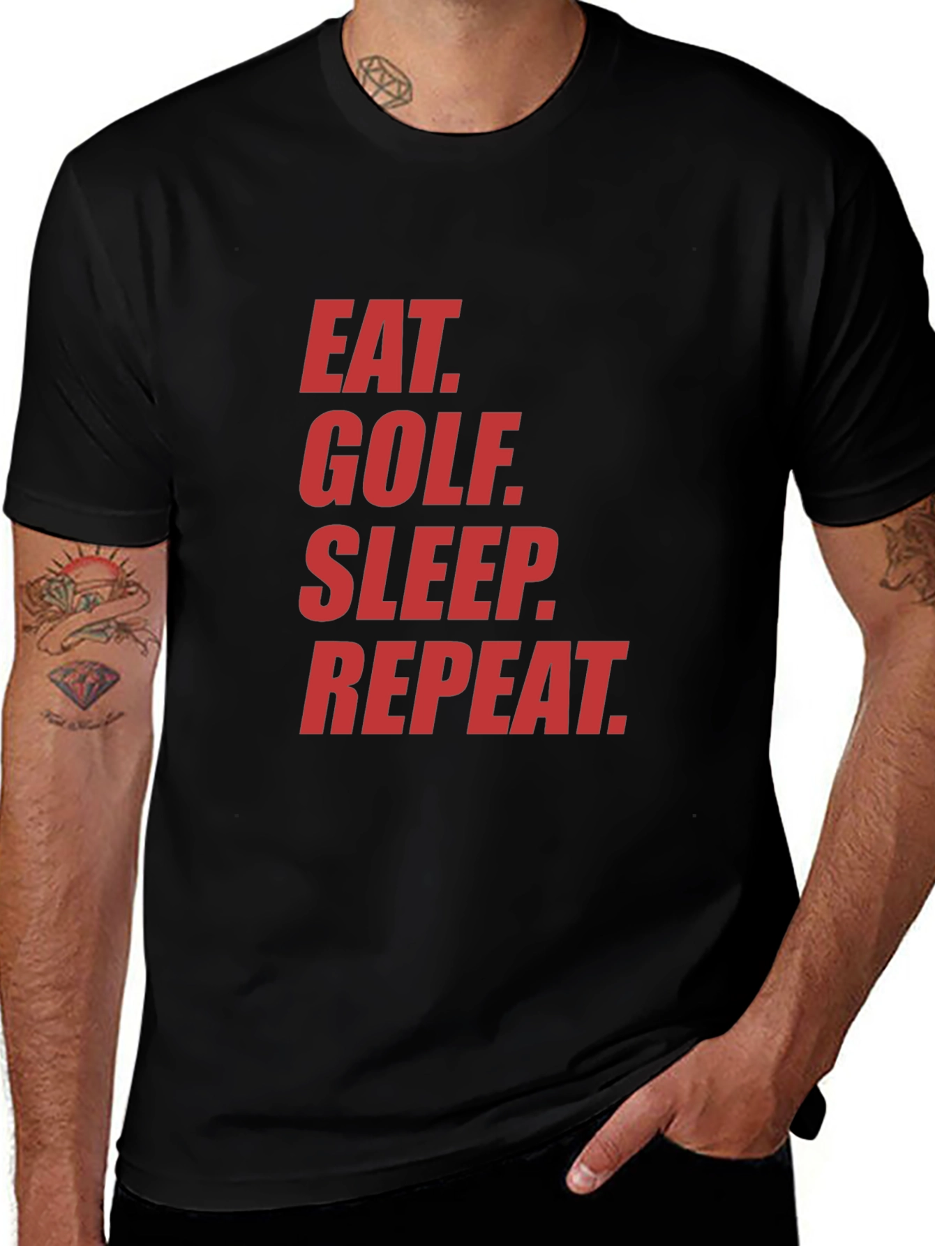 Eat Golf Sleep Repeat T-Shirt