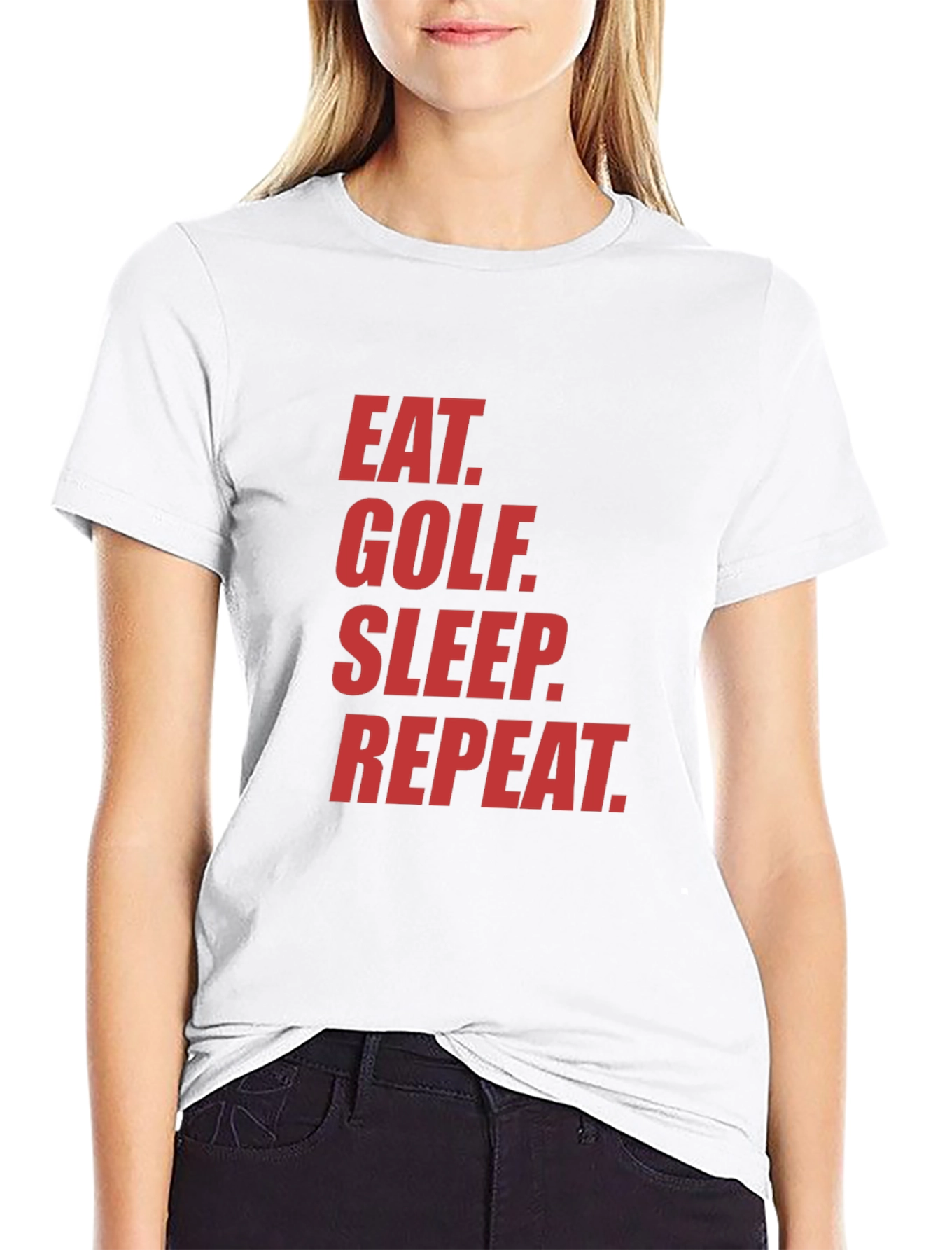 Eat Golf Sleep Repeat T-Shirt
