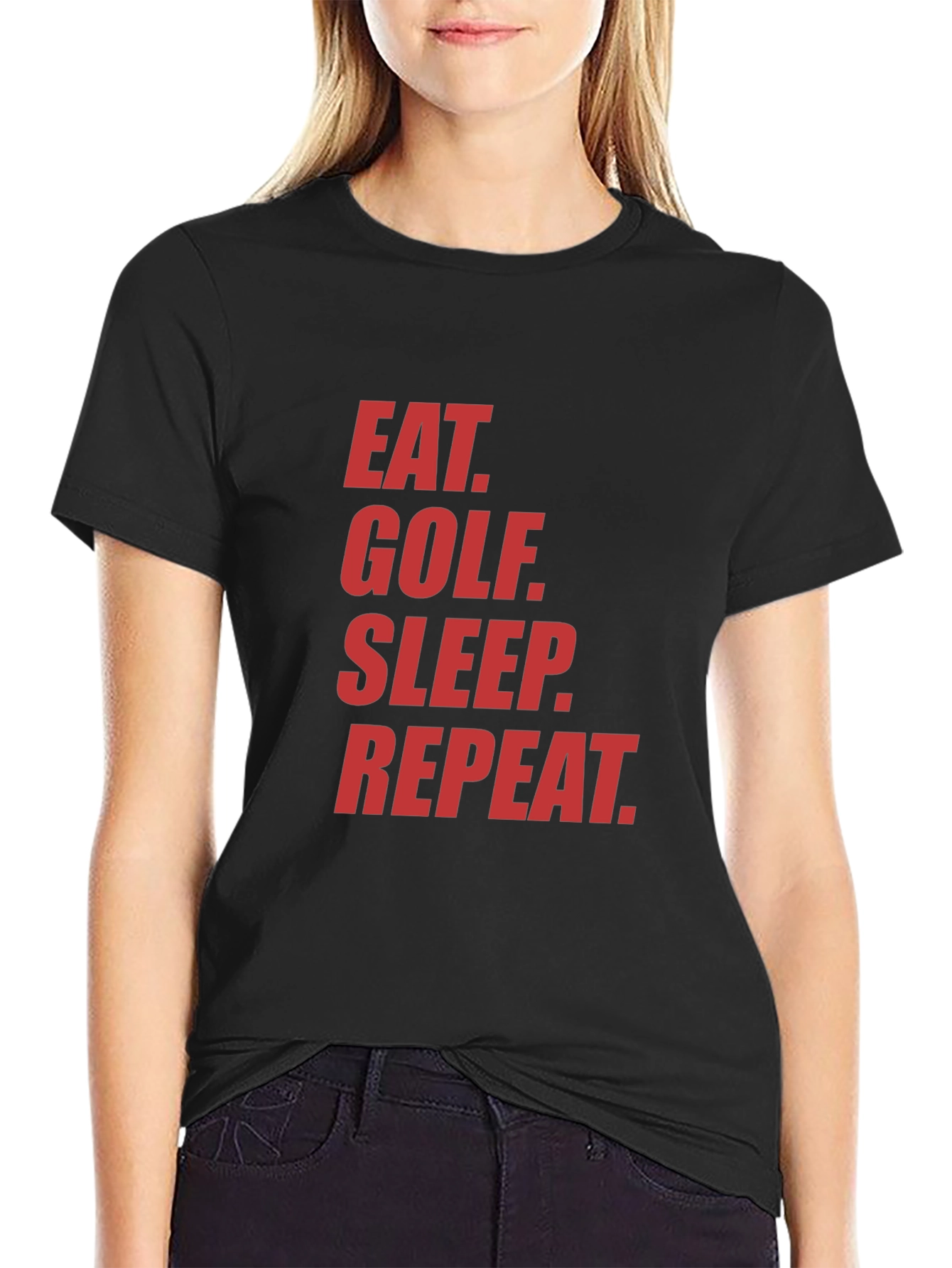 Eat Golf Sleep Repeat T-Shirt