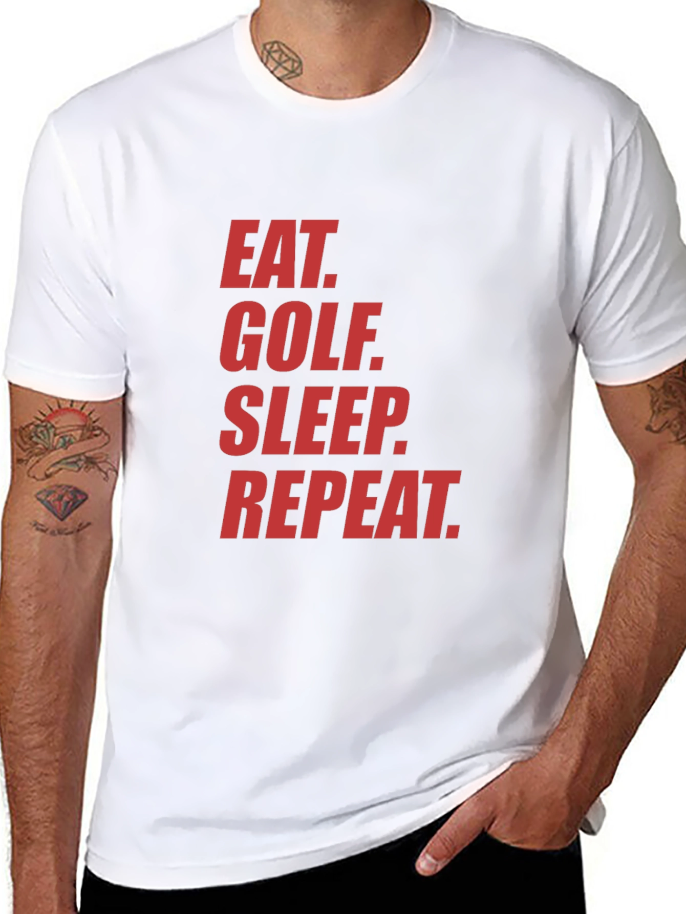 Eat Golf Sleep Repeat T-Shirt
