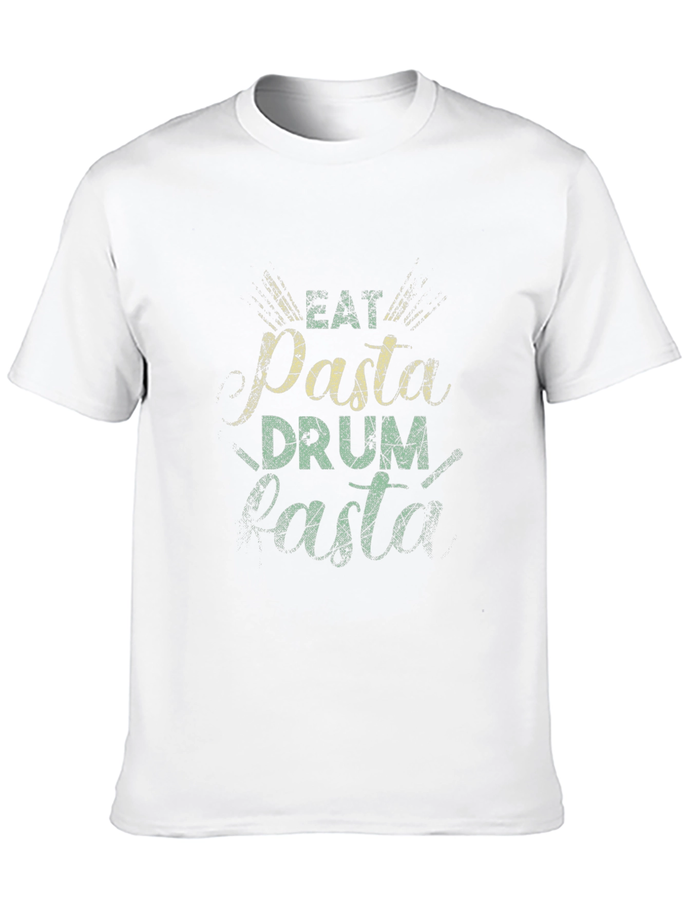 Eat Pasta Drum Pasta Black T-Shirt