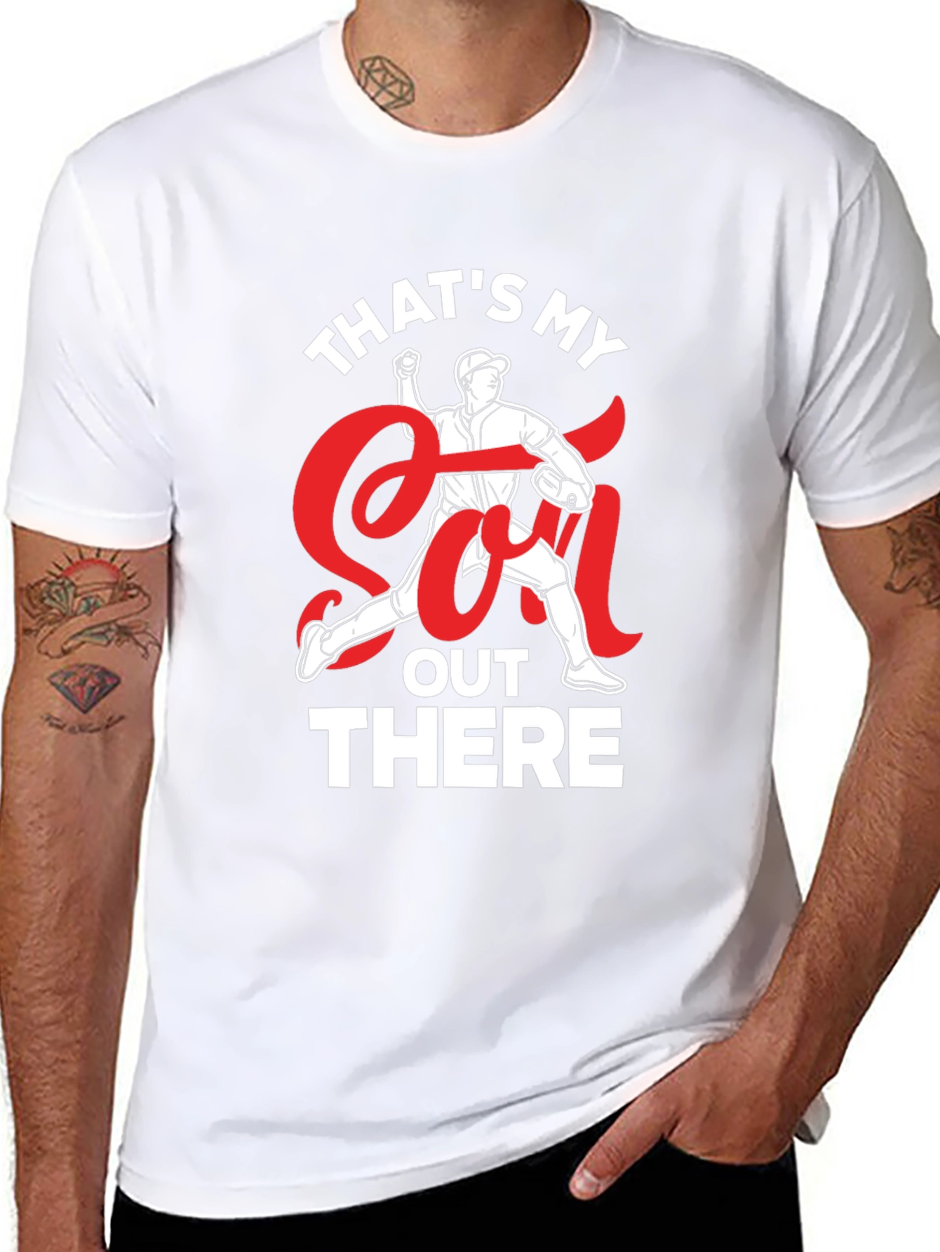 Thats My Son Out There Baseball T-Shirt