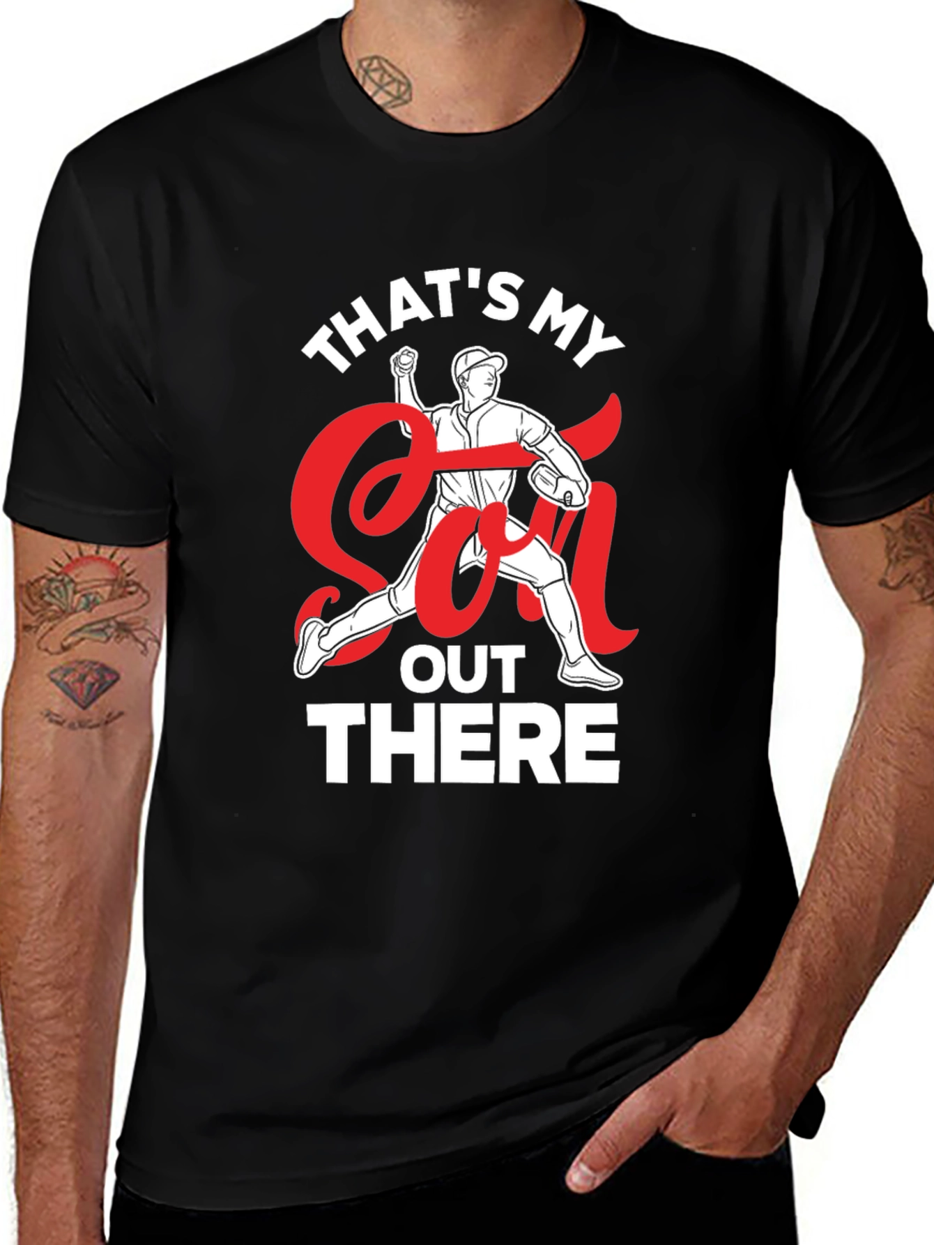Thats My Son Out There Baseball T-Shirt