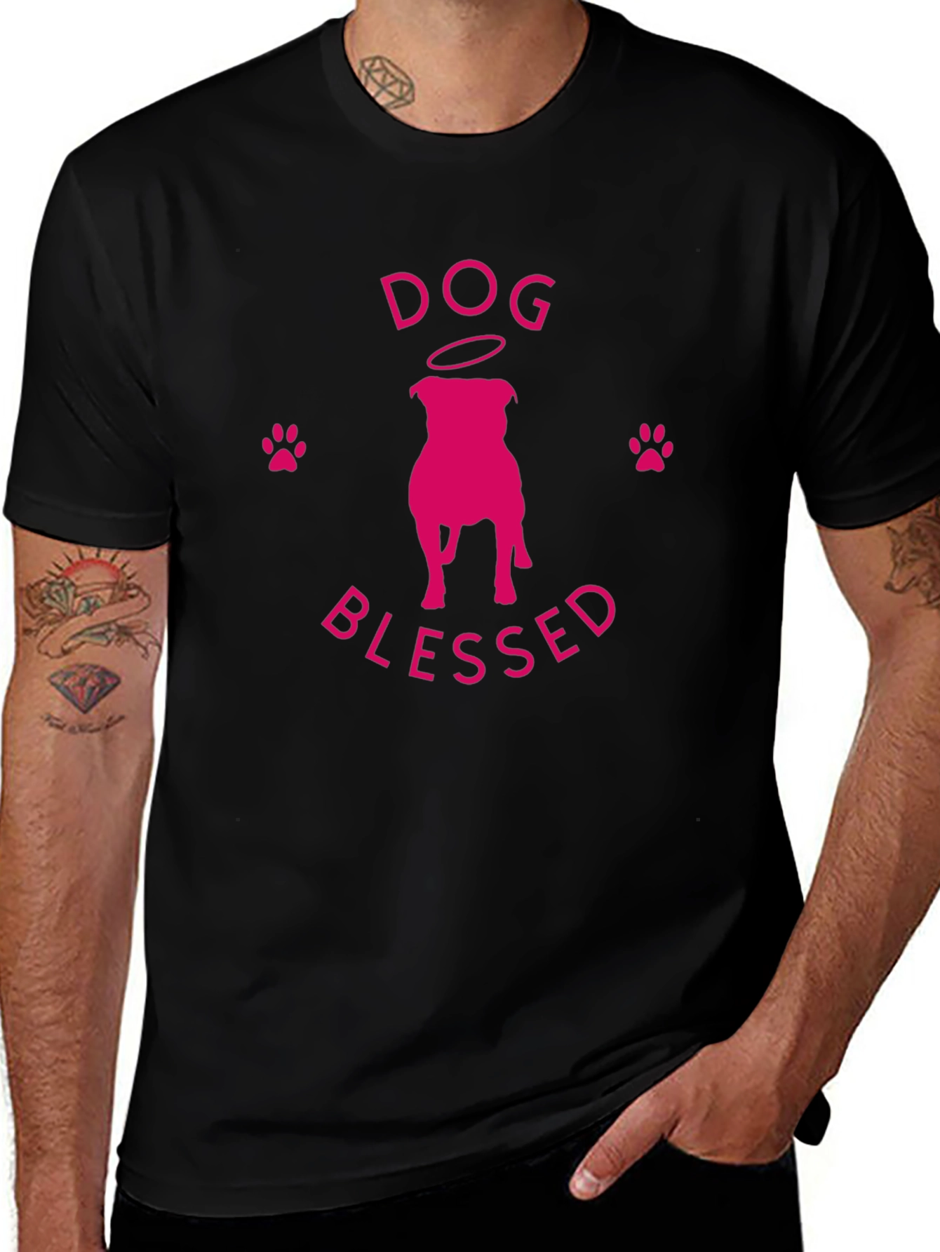 Dog Blessed Graphic T-Shirt