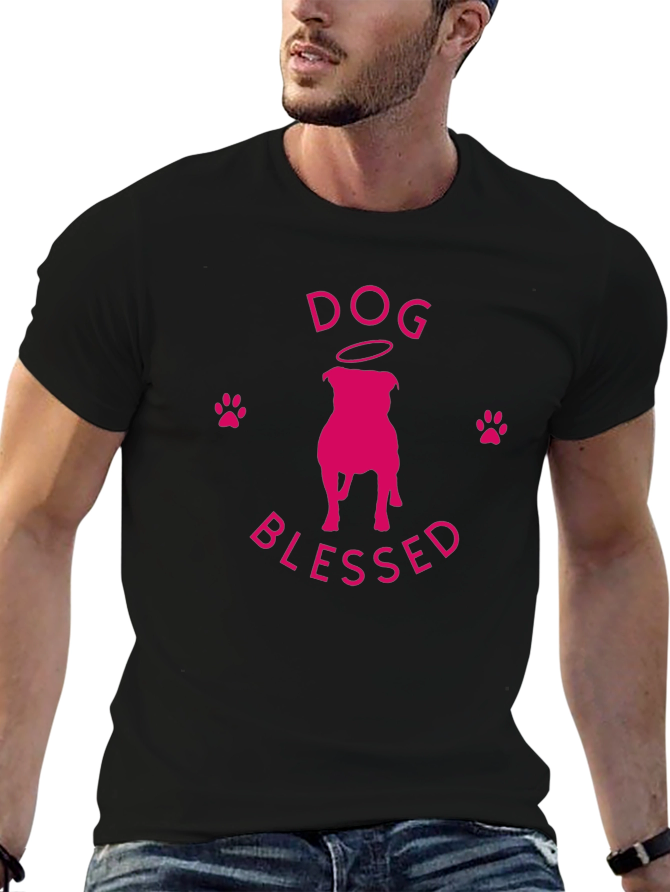 Dog Blessed Graphic T-Shirt