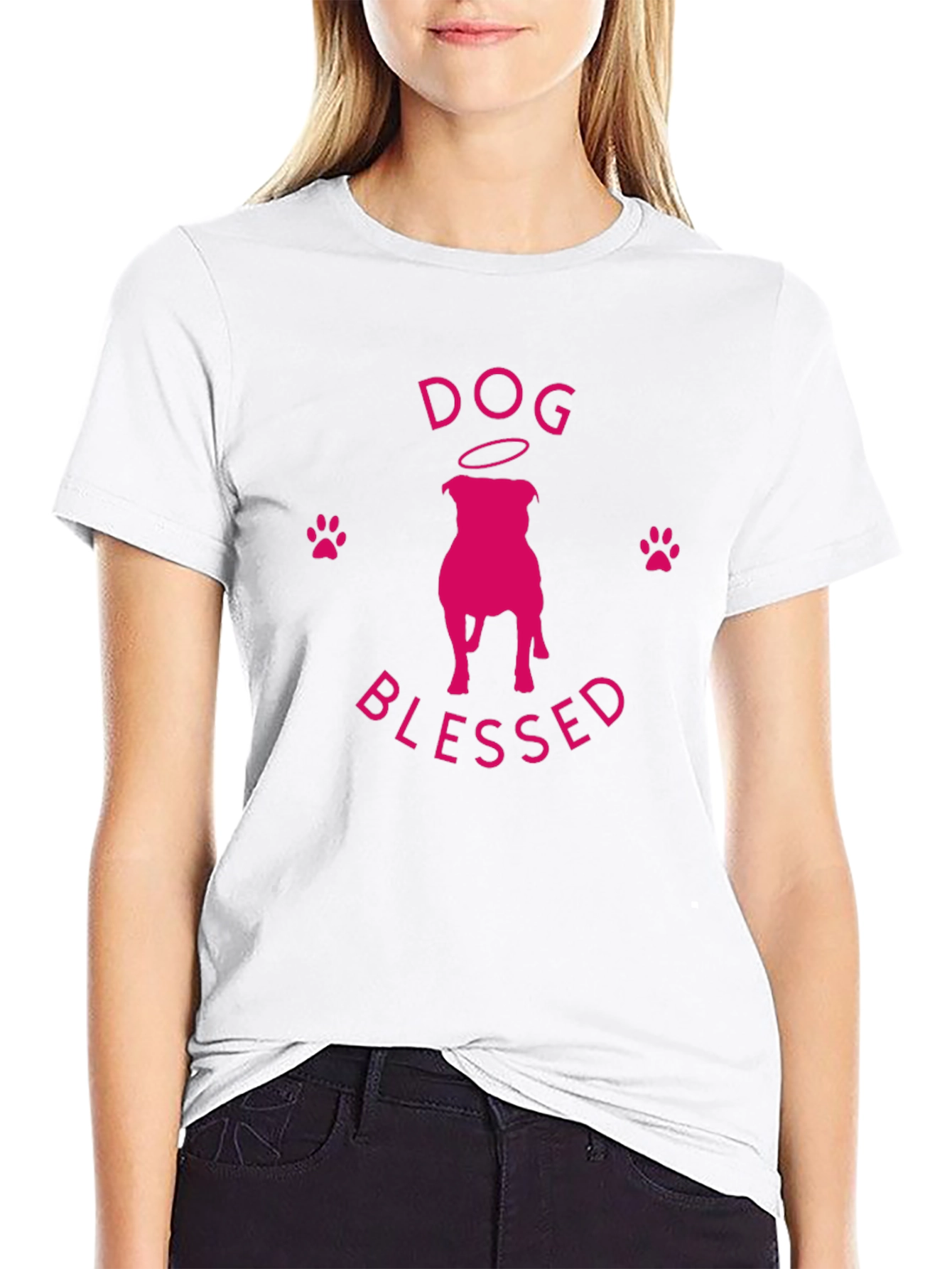Dog Blessed Graphic T-Shirt