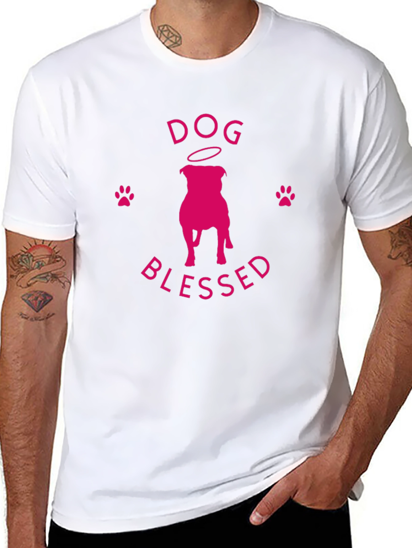 Dog Blessed Graphic T-Shirt