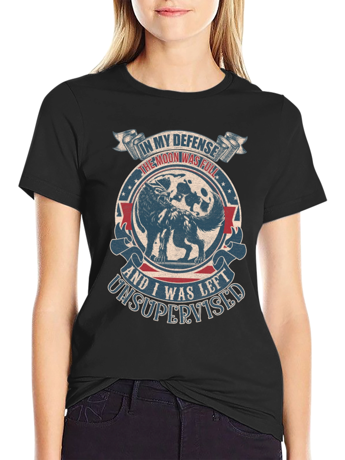 In My Defense Moon T-Shirt