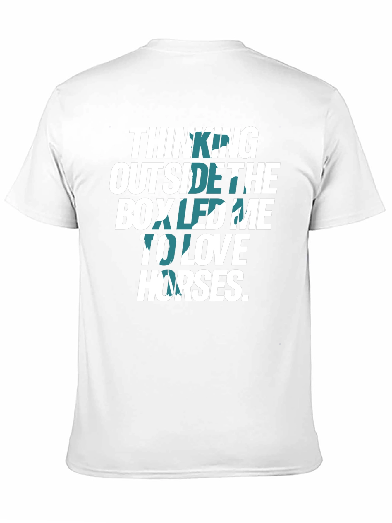Thinking Outside The Box Horses Graphic T-Shirt
