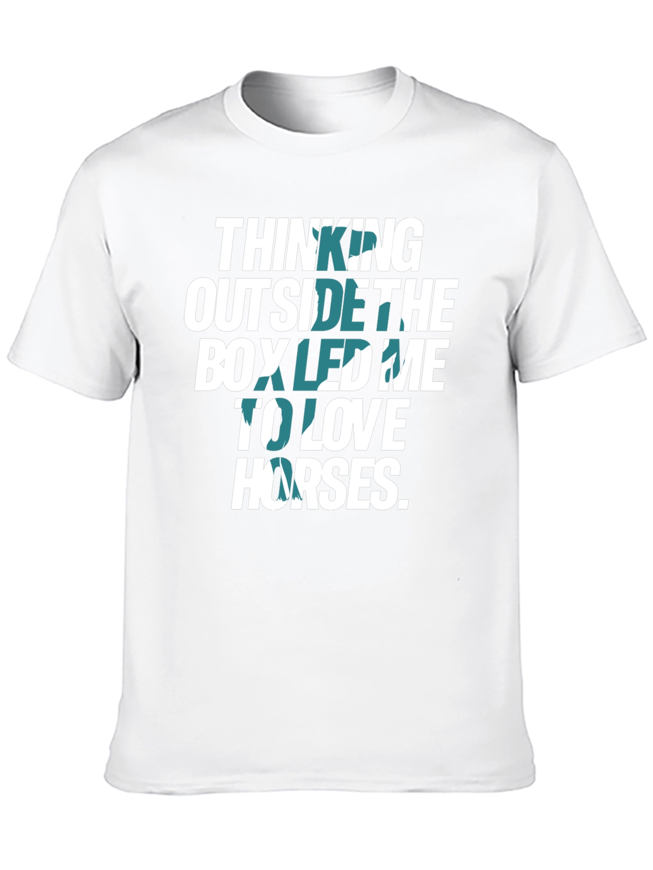 Thinking Outside The Box Horses Graphic T-Shirt