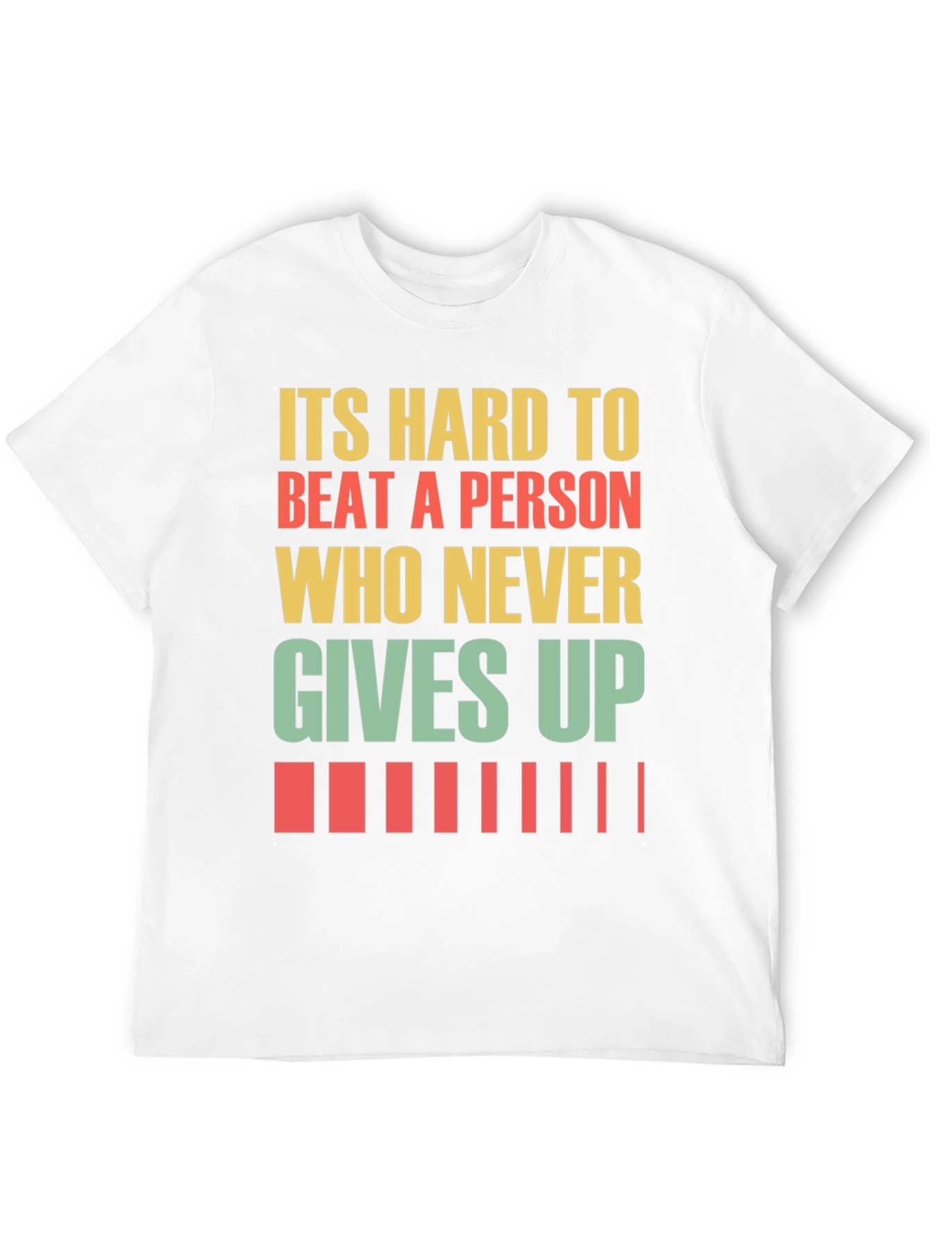 Never Give Up Motivational T-Shirt