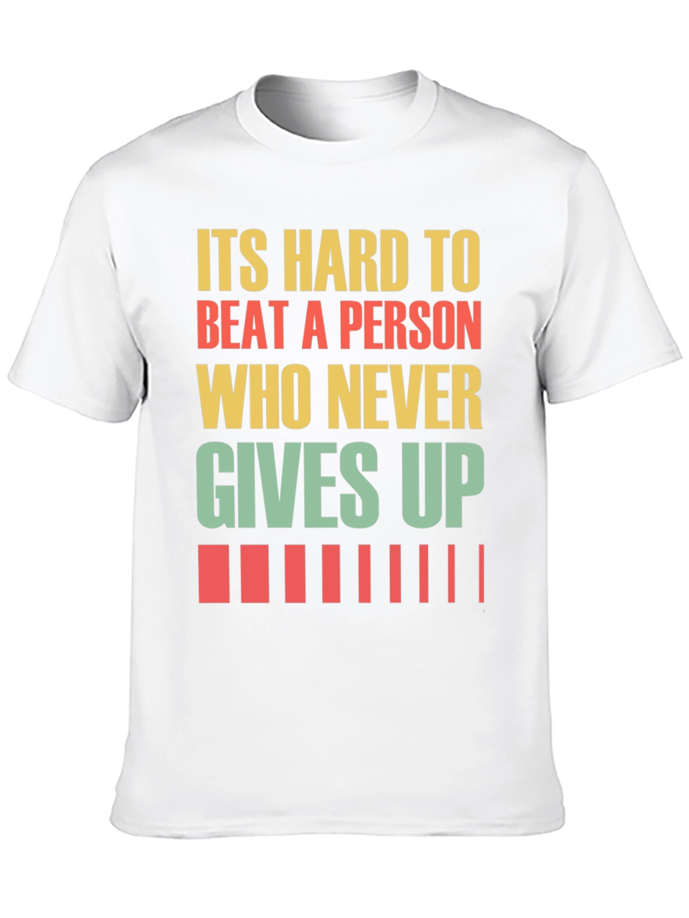 Never Give Up Motivational T-Shirt