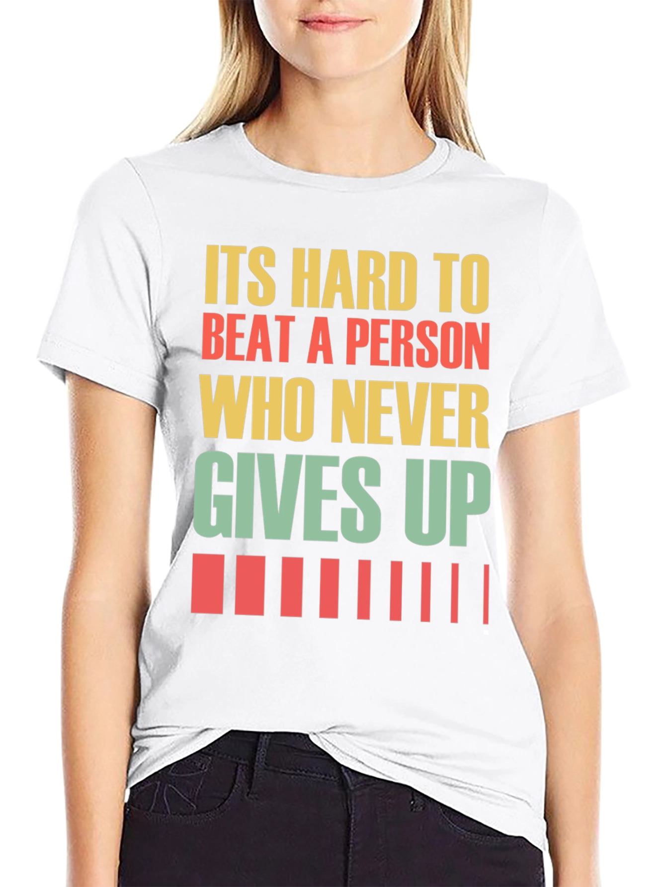 Never Give Up Motivational T-Shirt