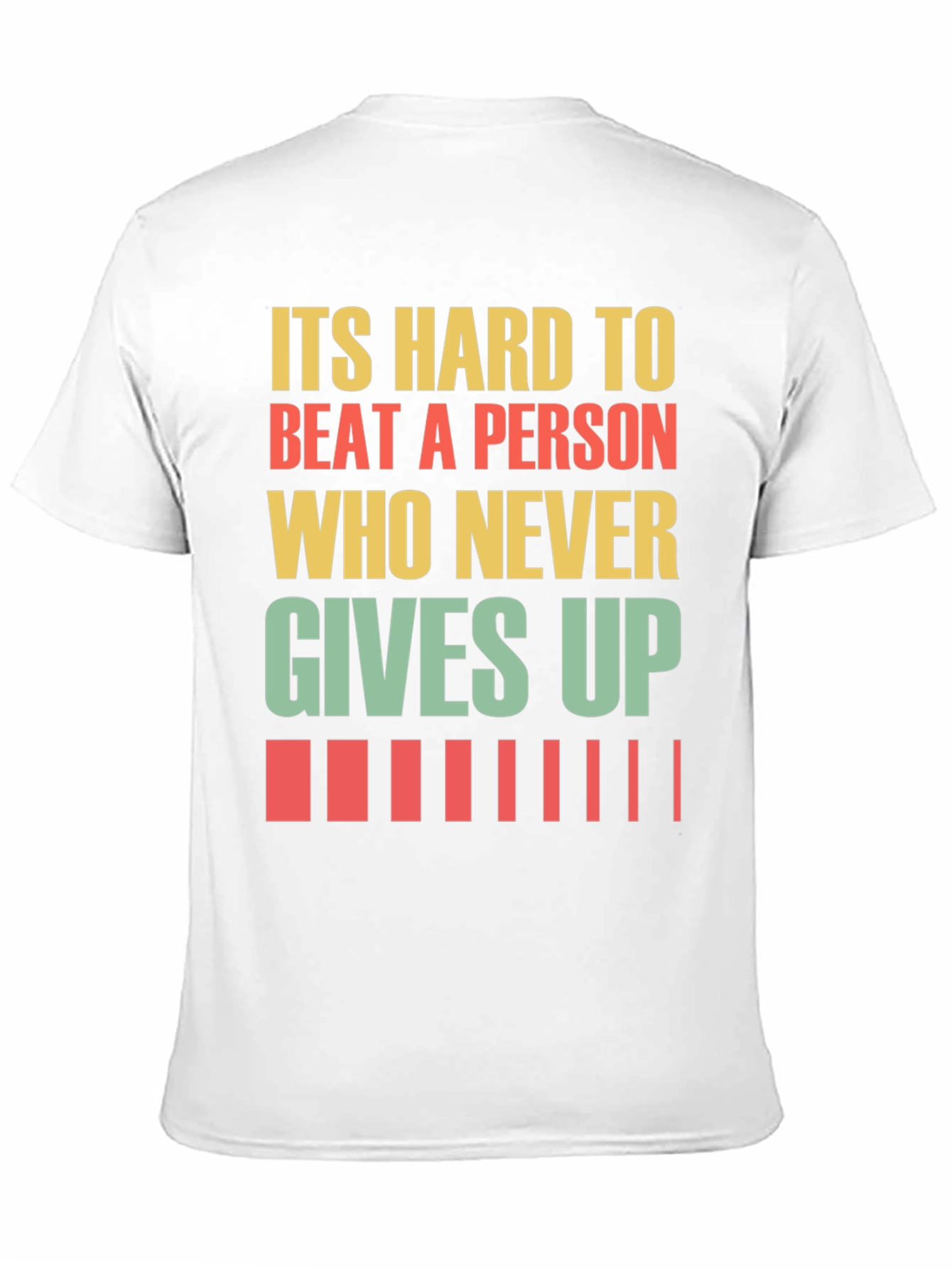 Never Give Up Motivational T-Shirt