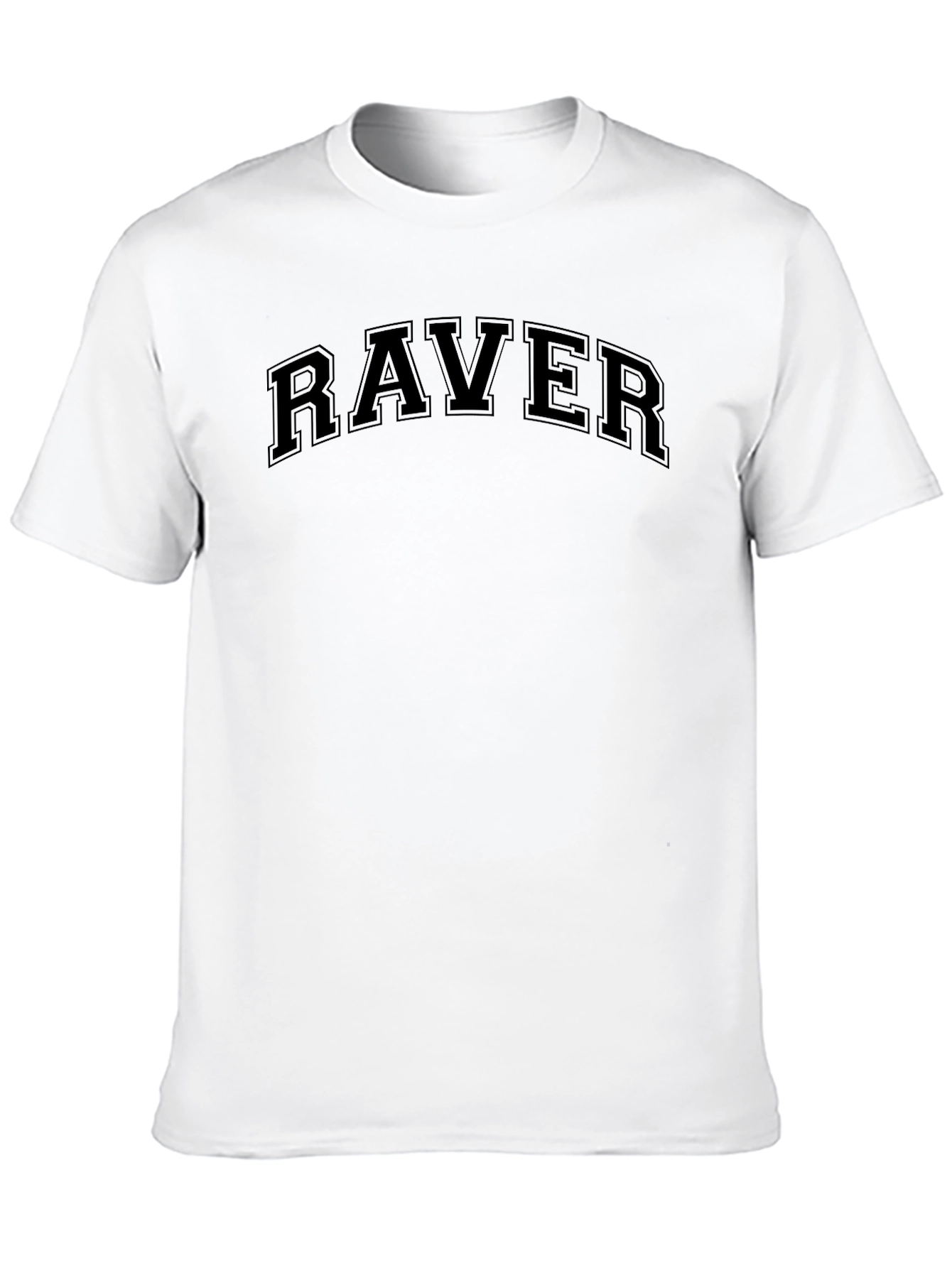 Black Raver Crewneck T-Shirt