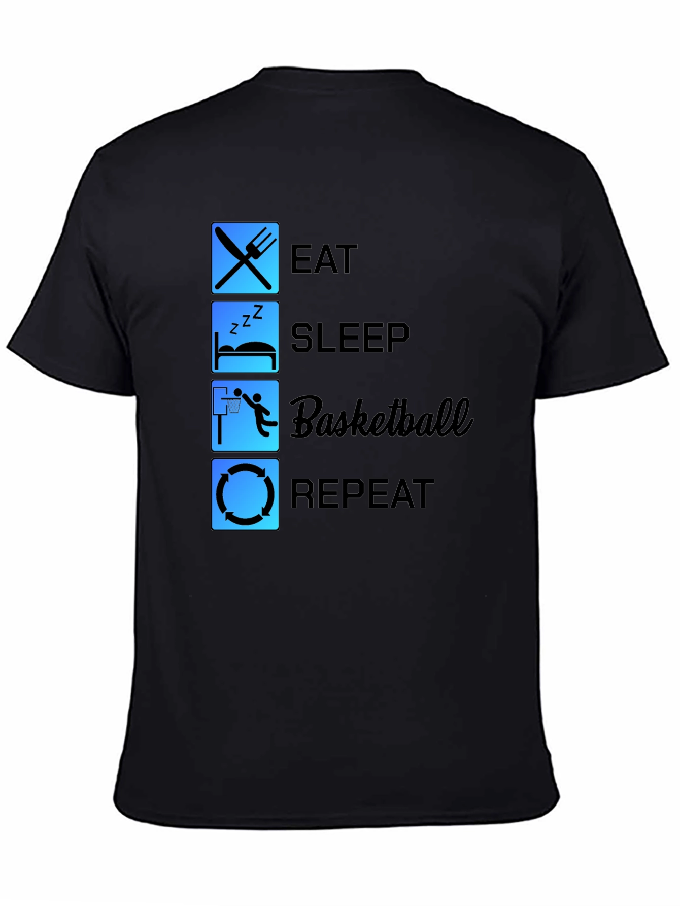 Eat Sleep Basketball Repeat T-Shirt