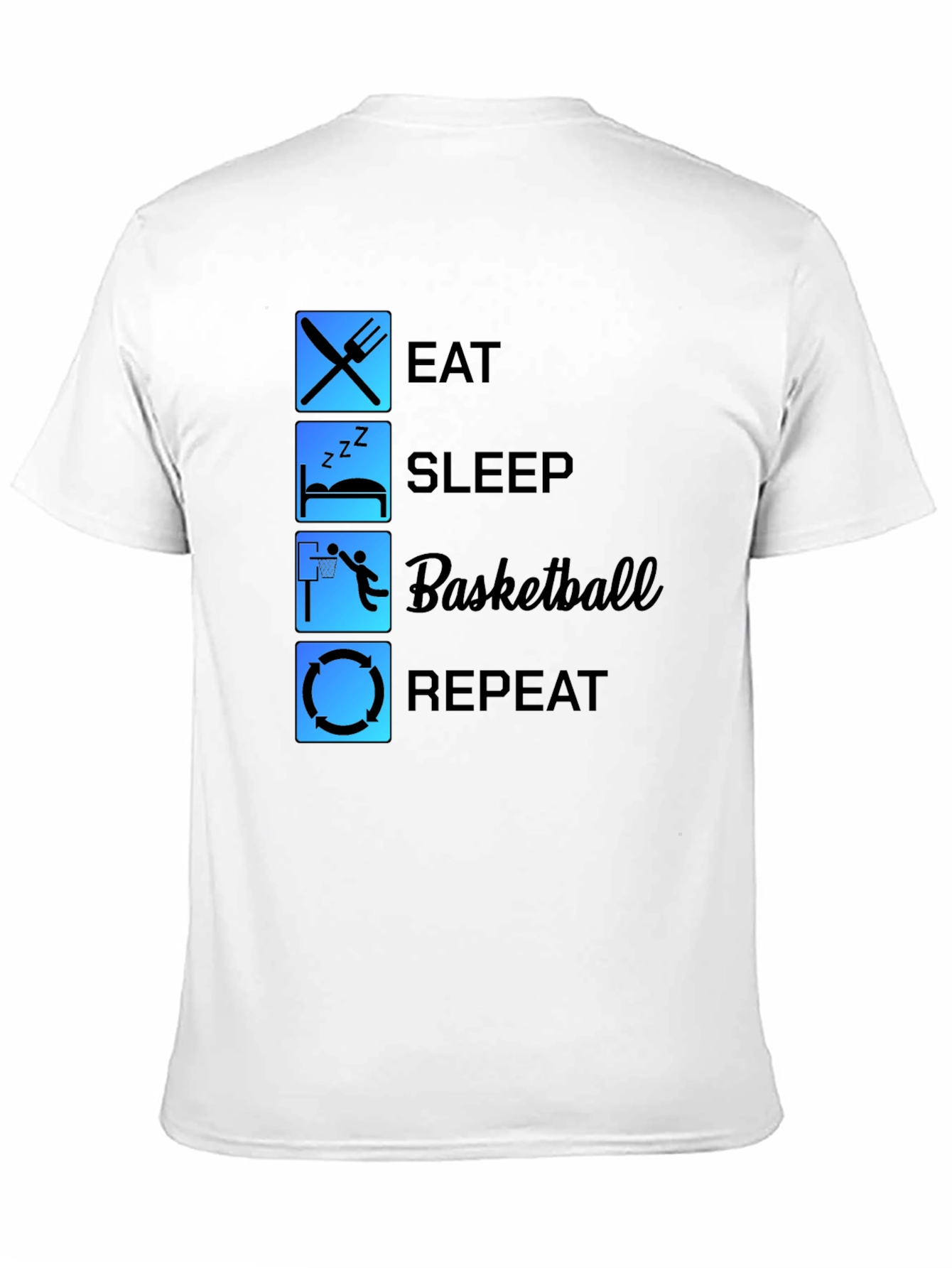 Eat Sleep Basketball Repeat T-Shirt