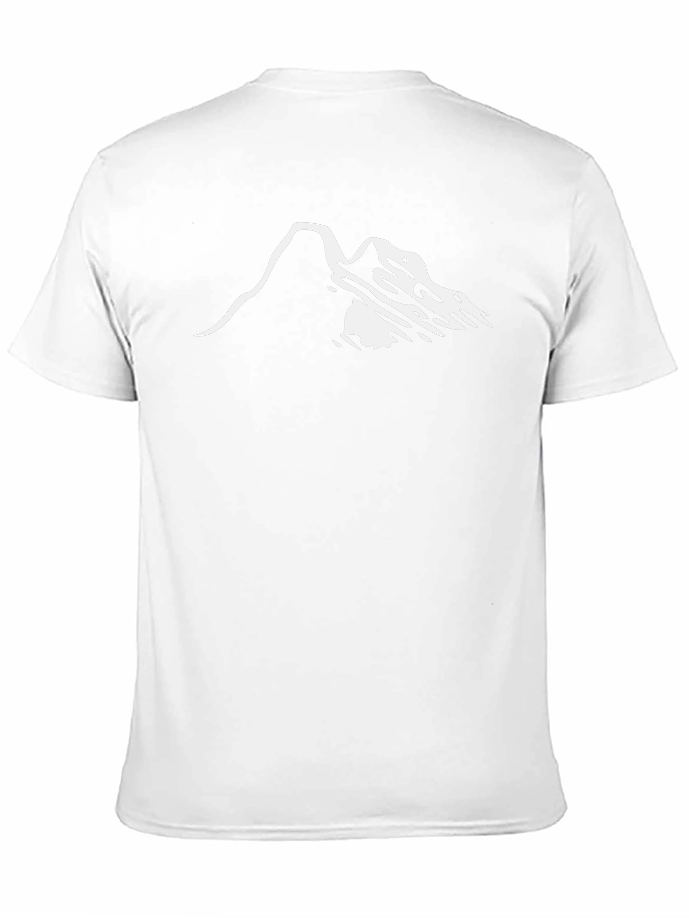 Mountain Graphic Tee - Black Casual Comfort