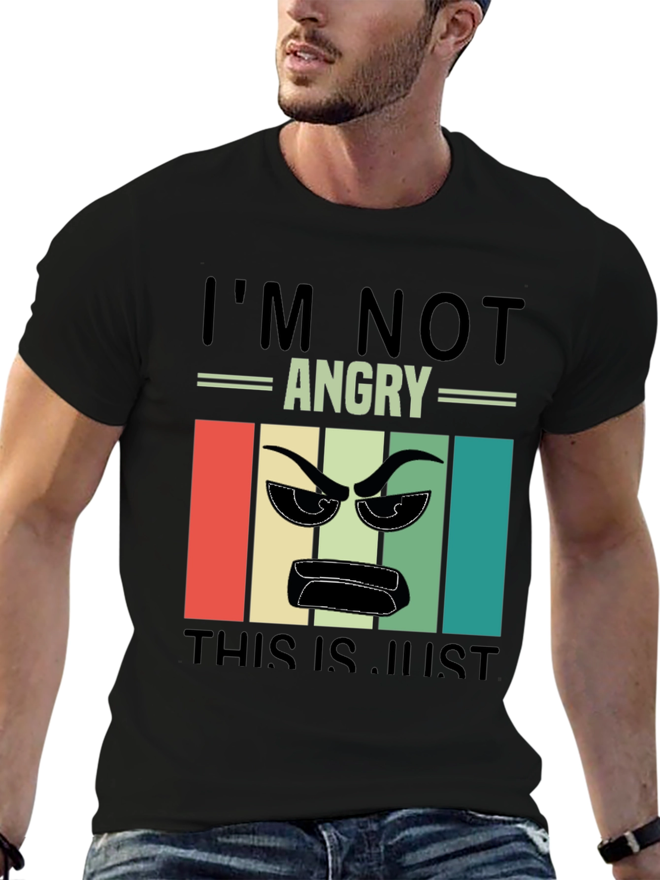 Im Not Angry T-Shirt - Retro Design