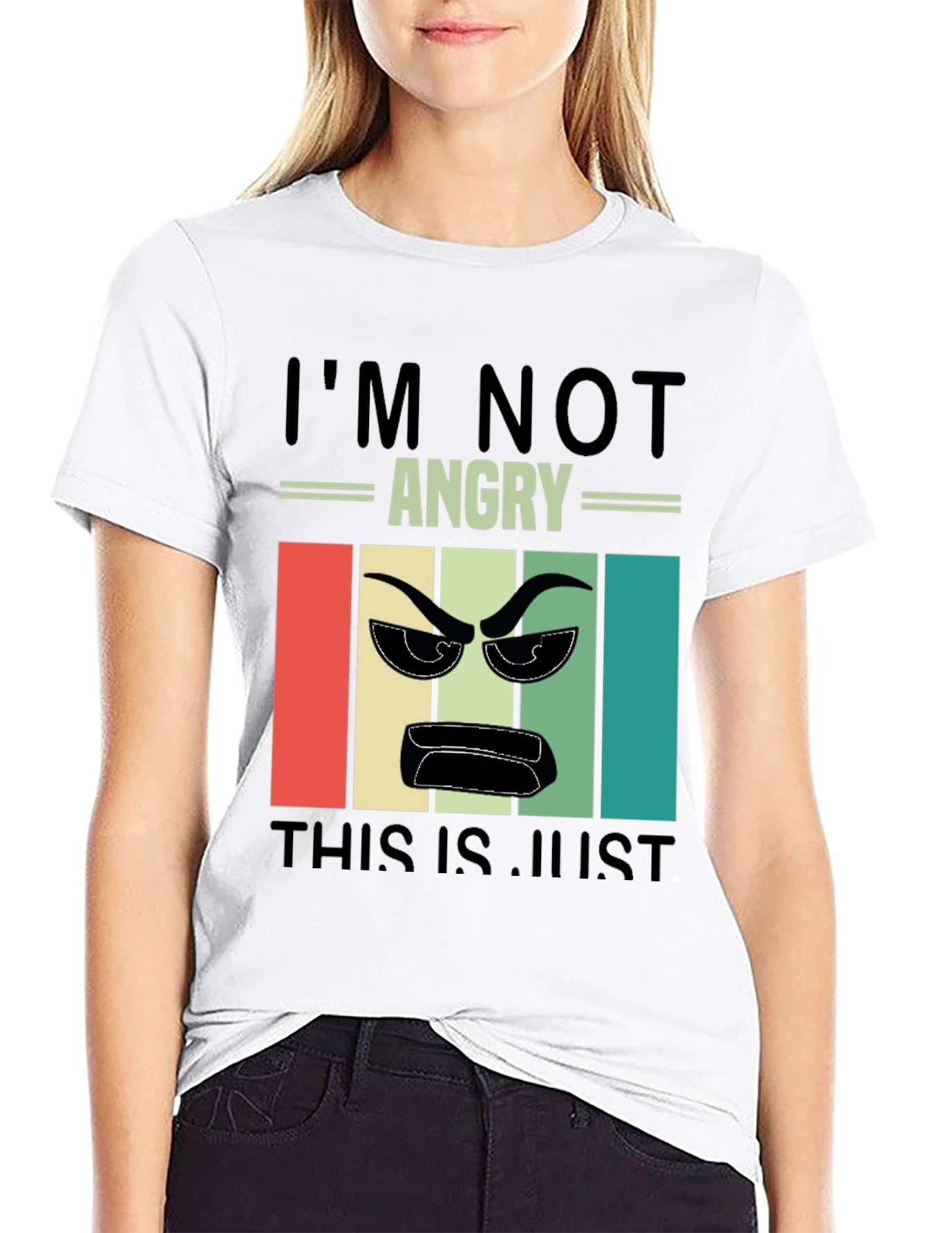 Im Not Angry T-Shirt - Retro Design