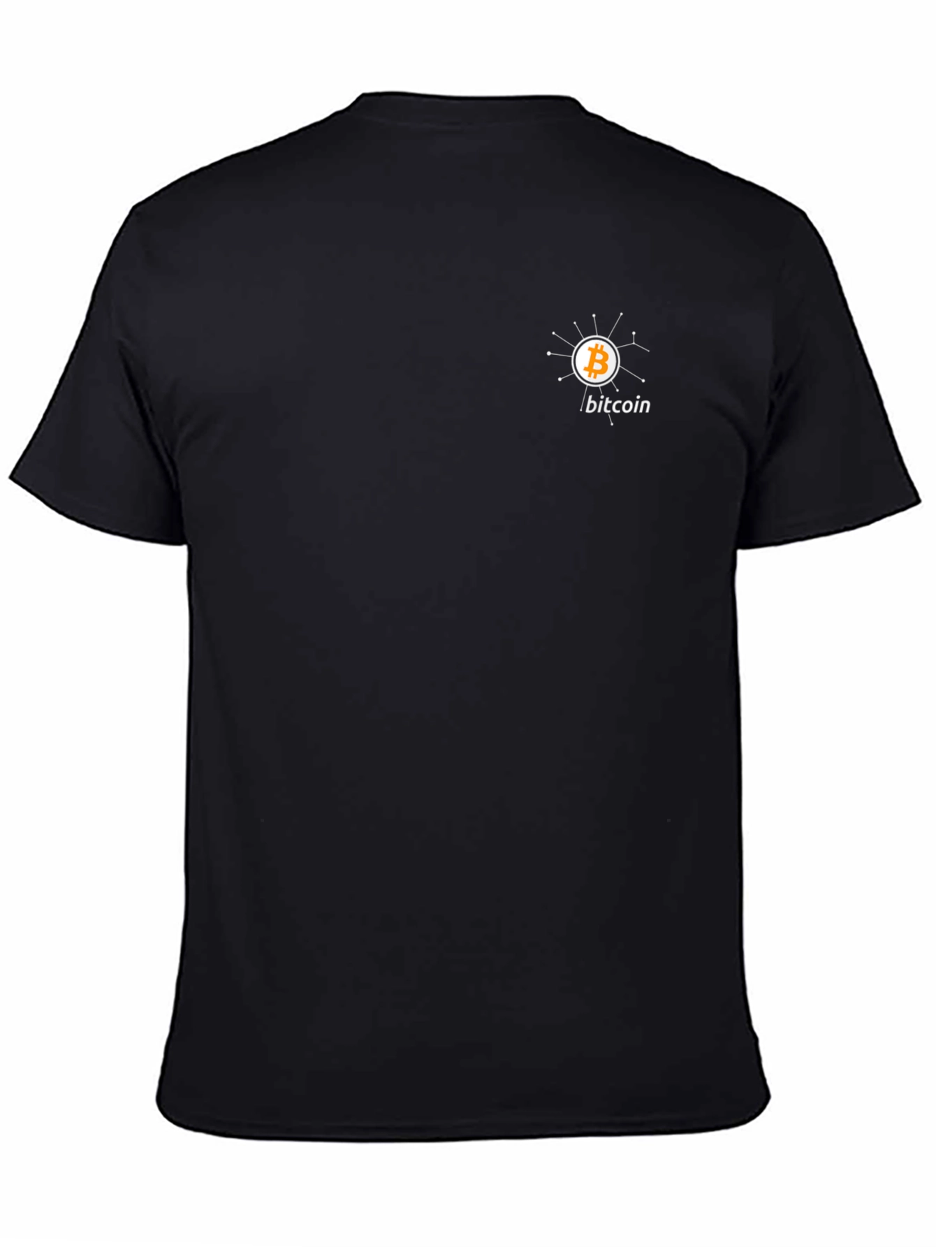 Bitcoin Black T-Shirt - Crypto Design