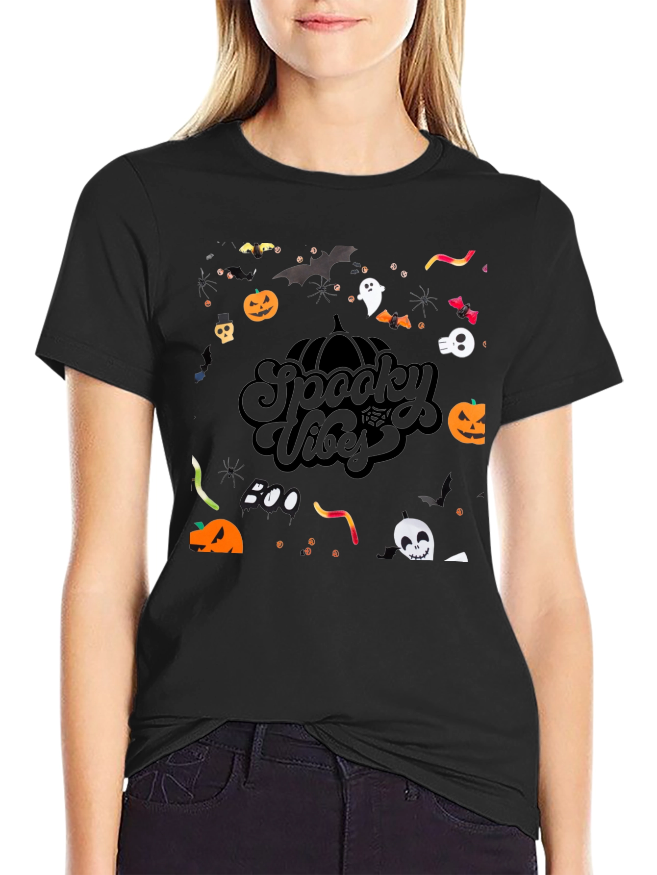 Spooky Vibes Halloween T-Shirt