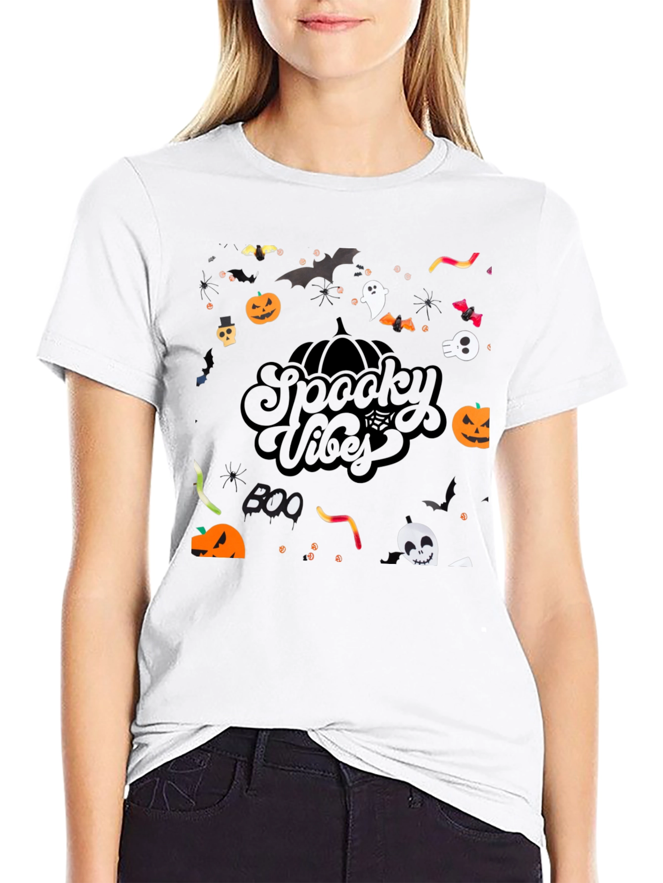 Spooky Vibes Halloween T-Shirt